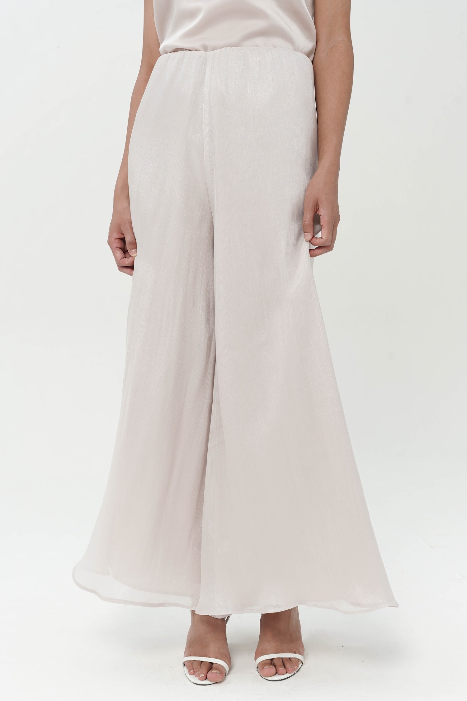 Jire Translucent Trousers In Nude