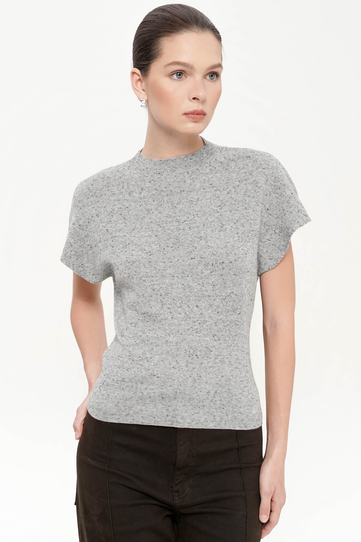 Vivienne Top In Light Grey