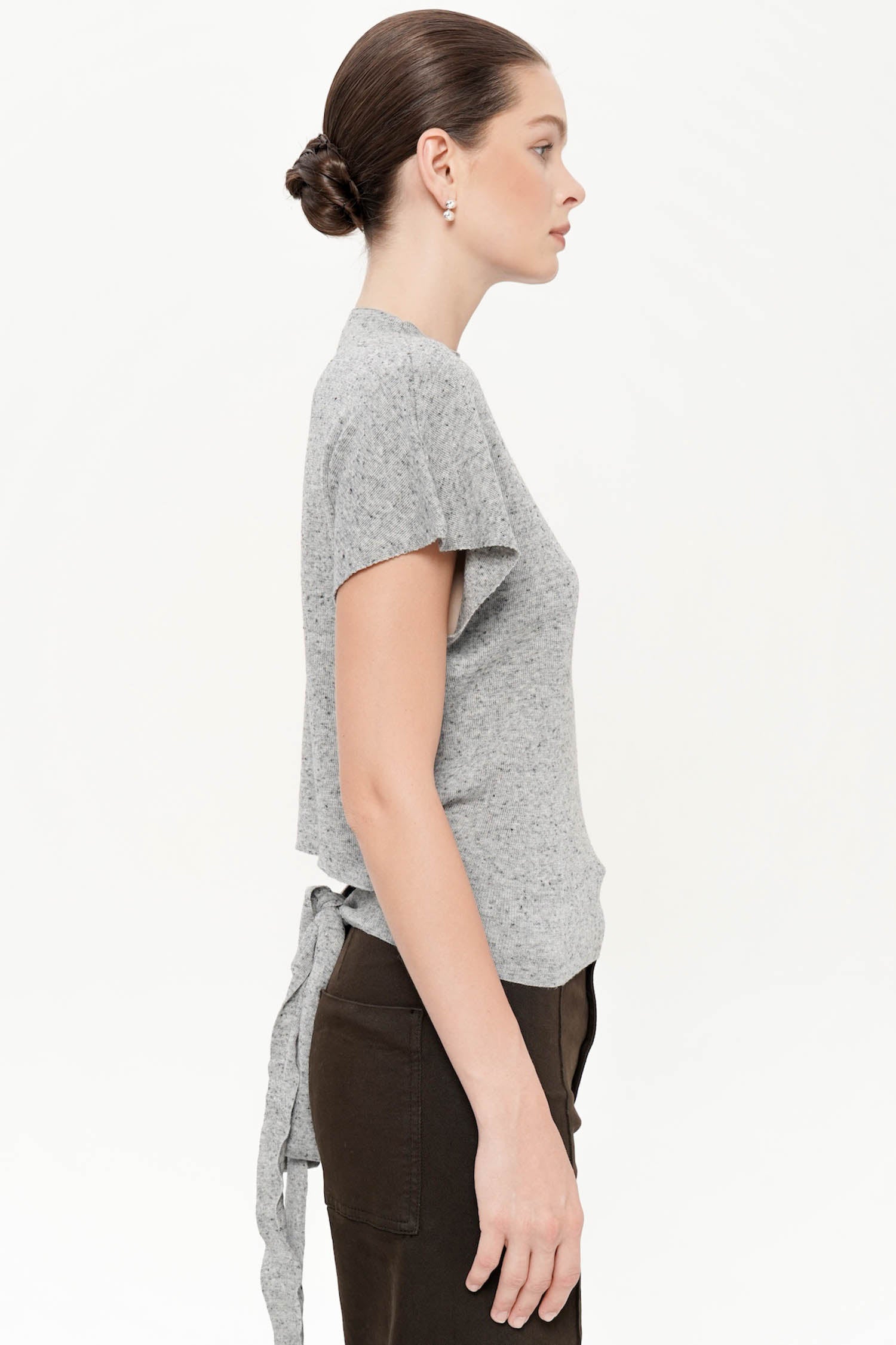 Vivienne Top In Light Grey
