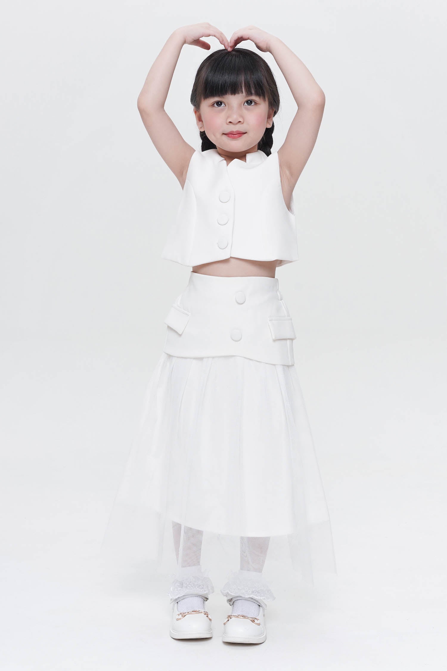 Mini Liftia Vest In Broken White