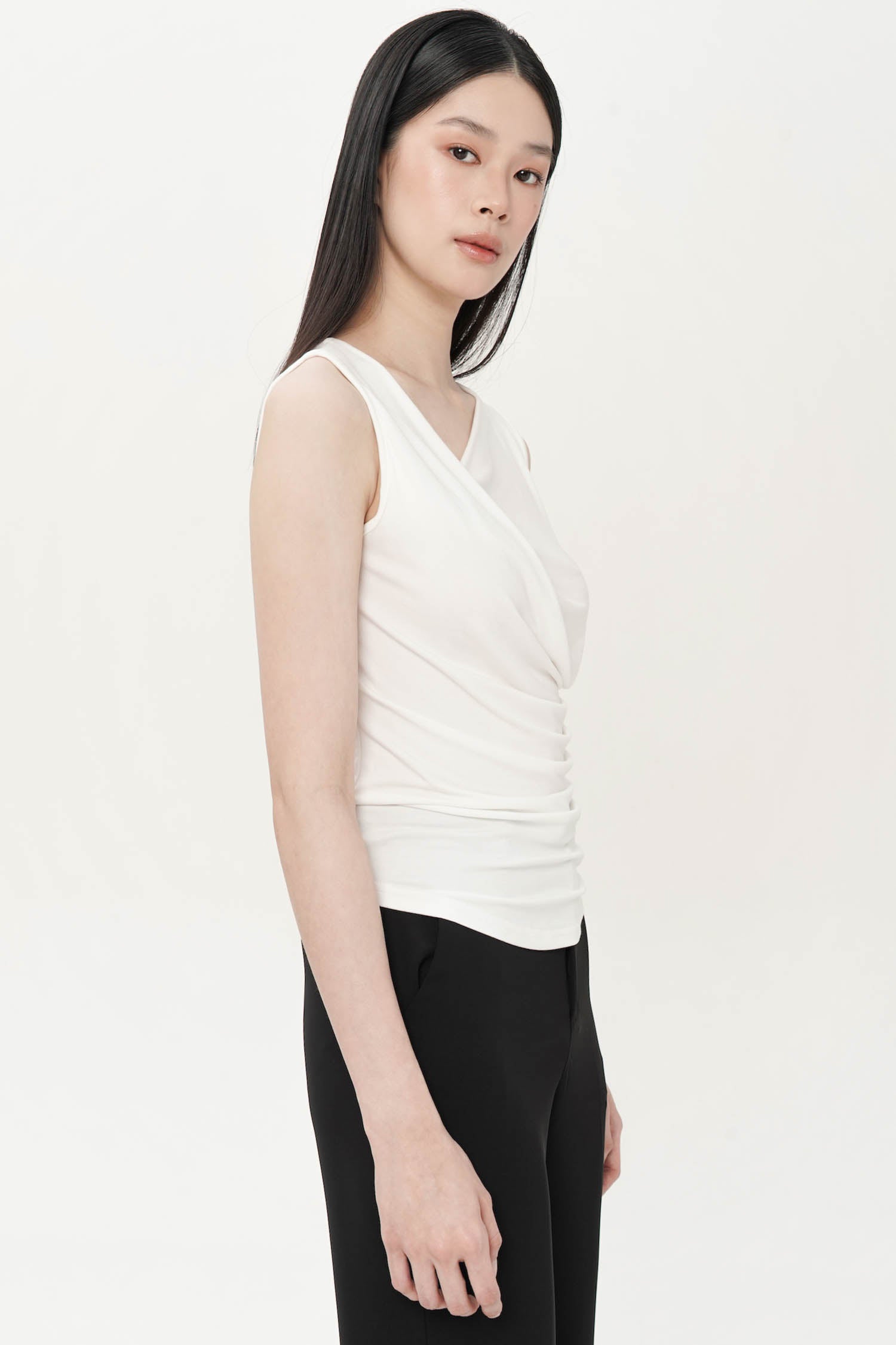 Solene Top In White
