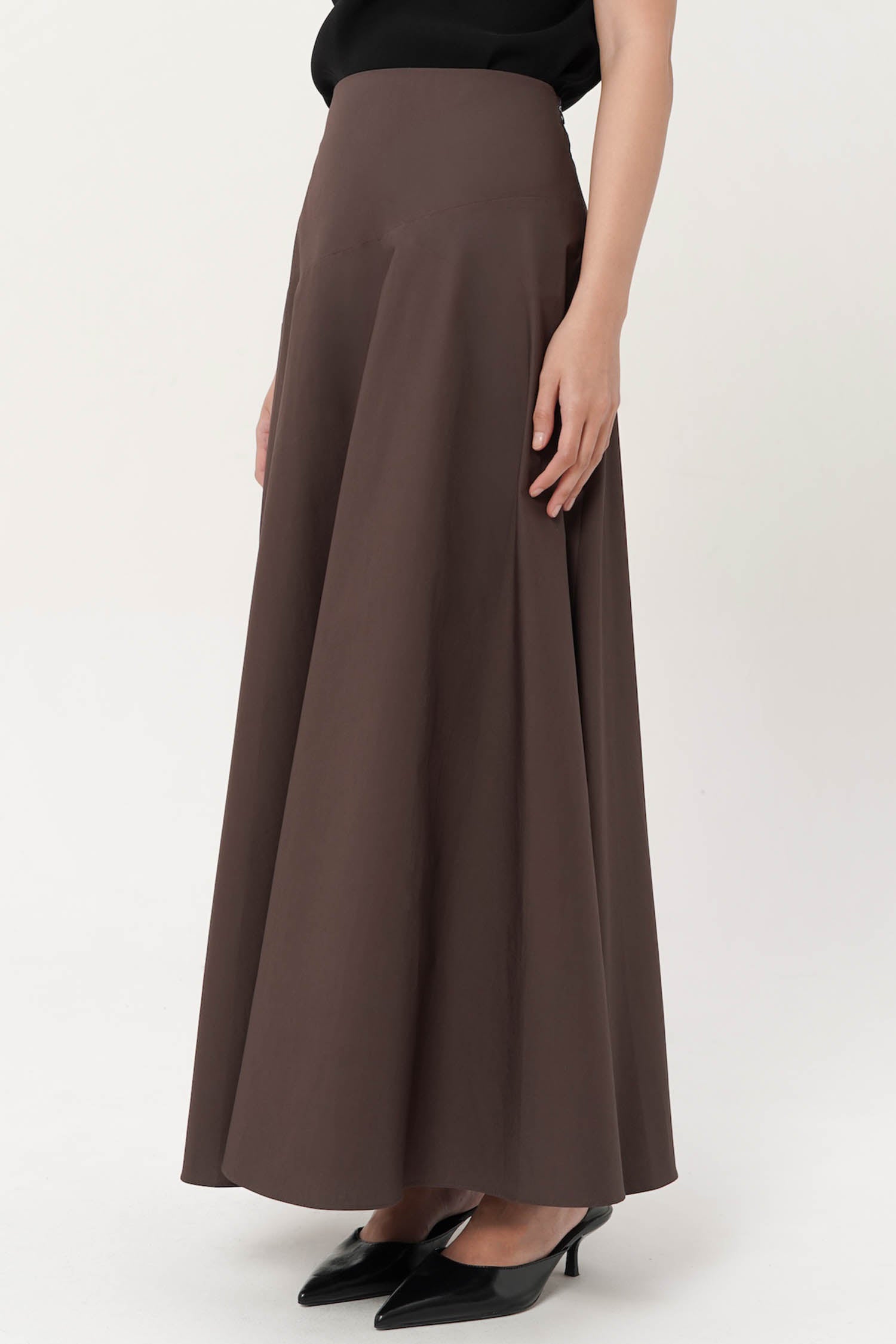 Noma Midi Skirt In Espresso