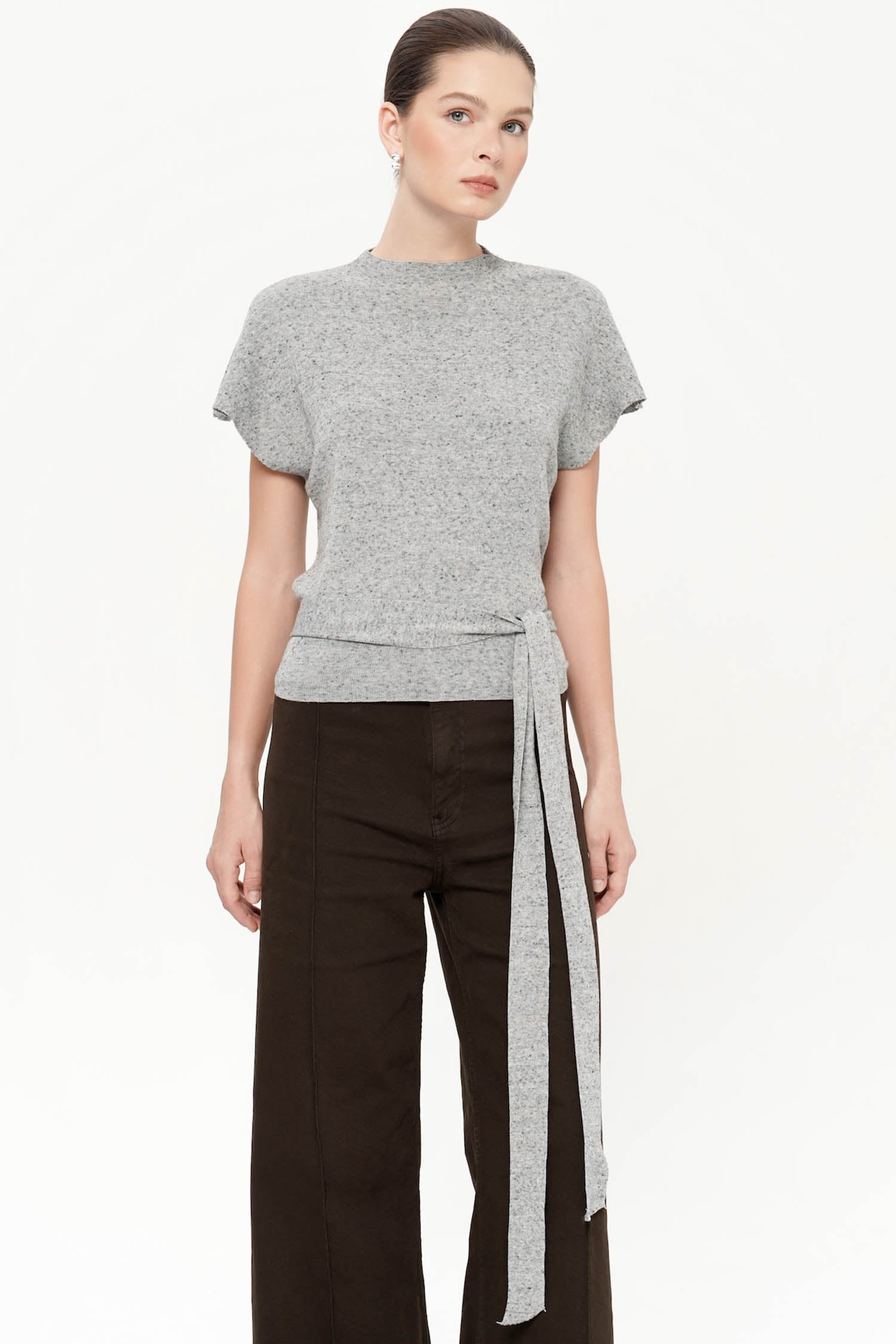 Vivienne Top In Light Grey