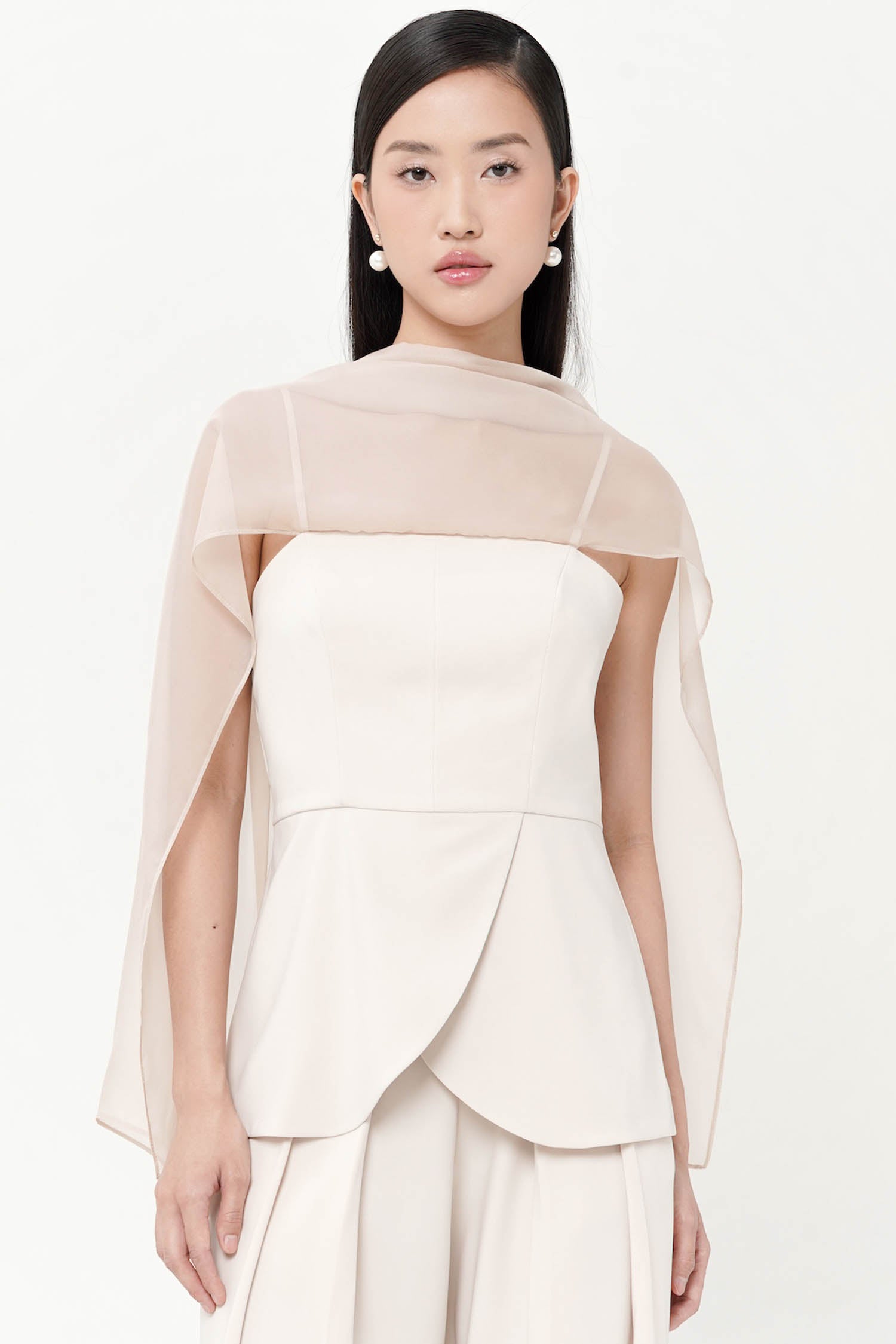 Lume Top In Creme