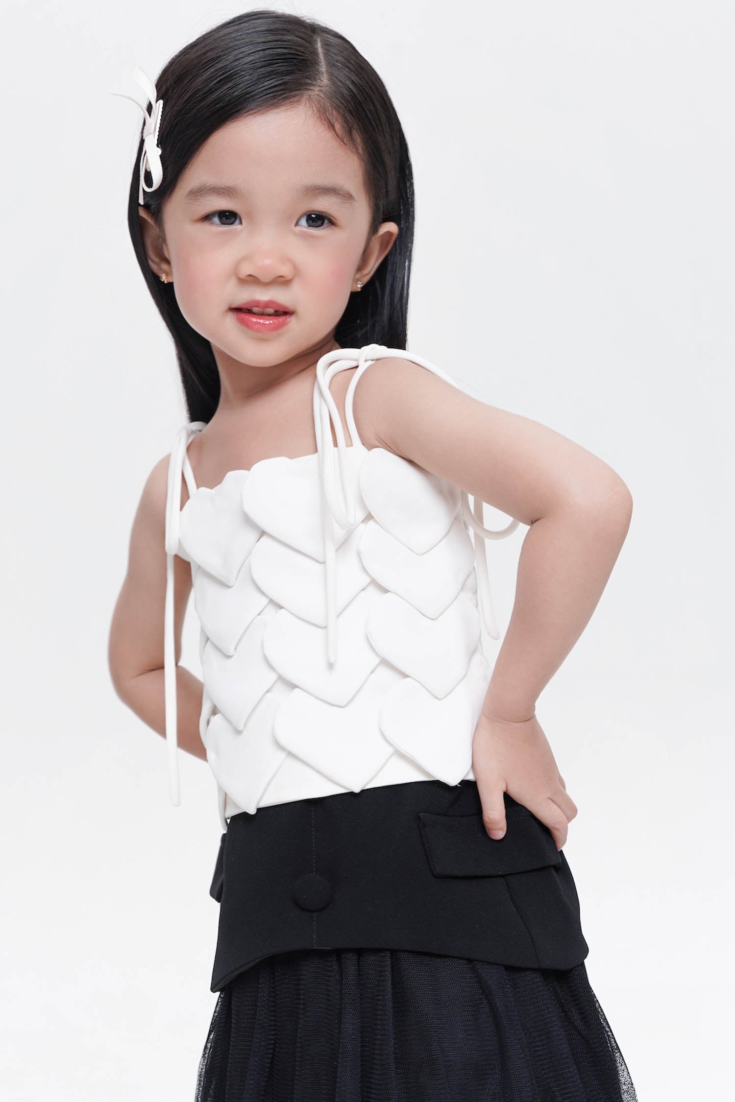 Mini Matte Top In Broken White