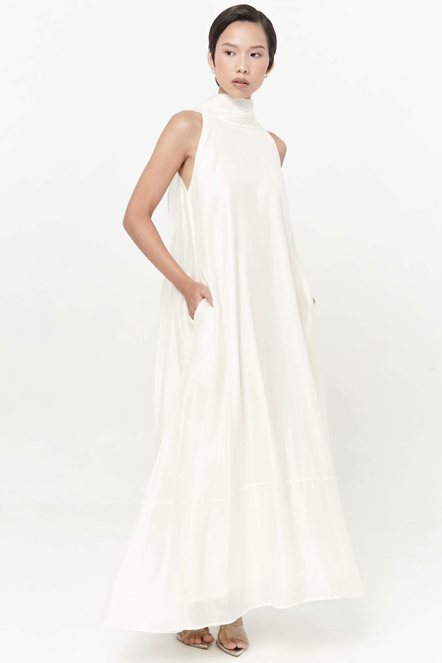 Sommer Maxi Dress In Broken White
