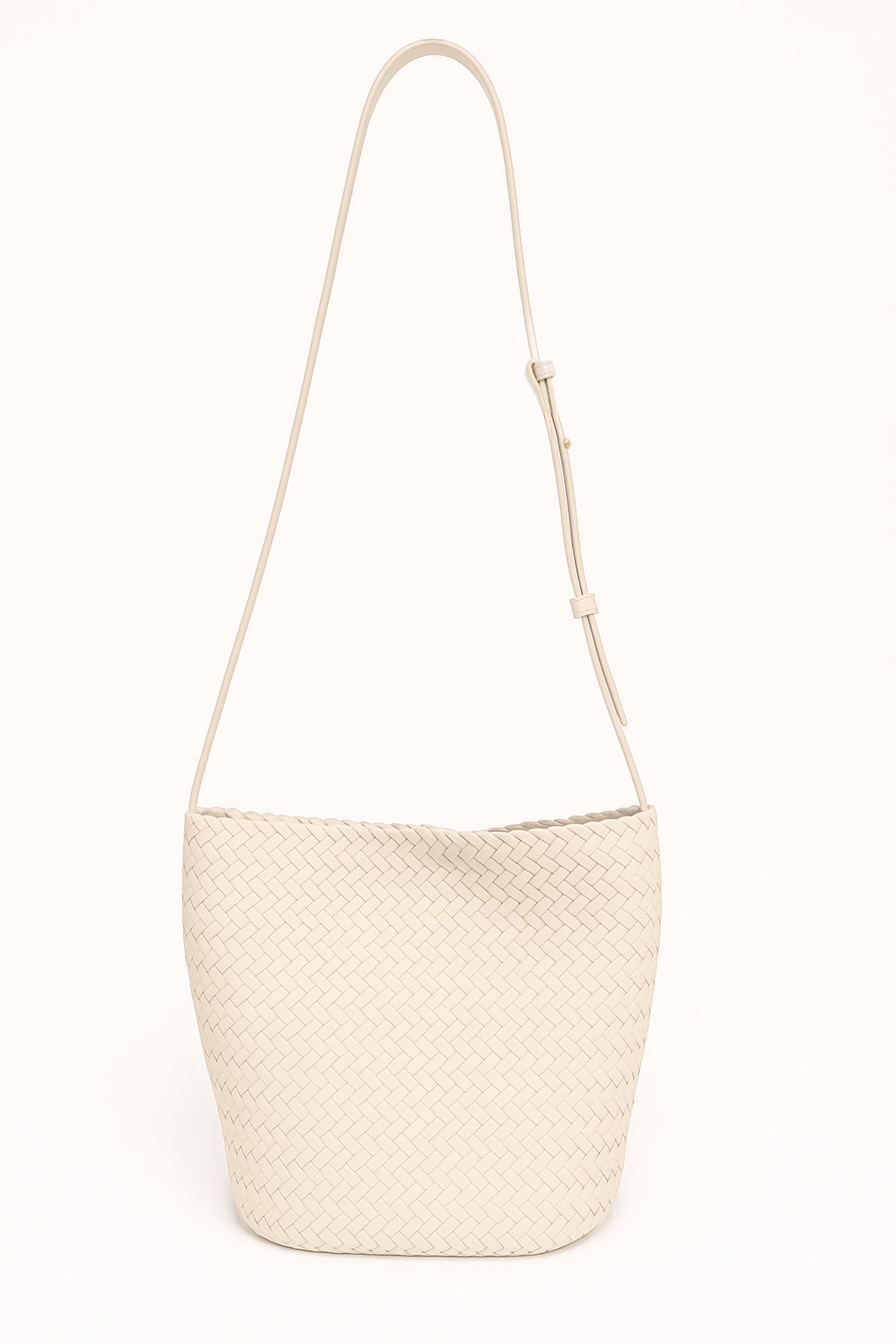 Bevel Bucket Bag In Light Nude