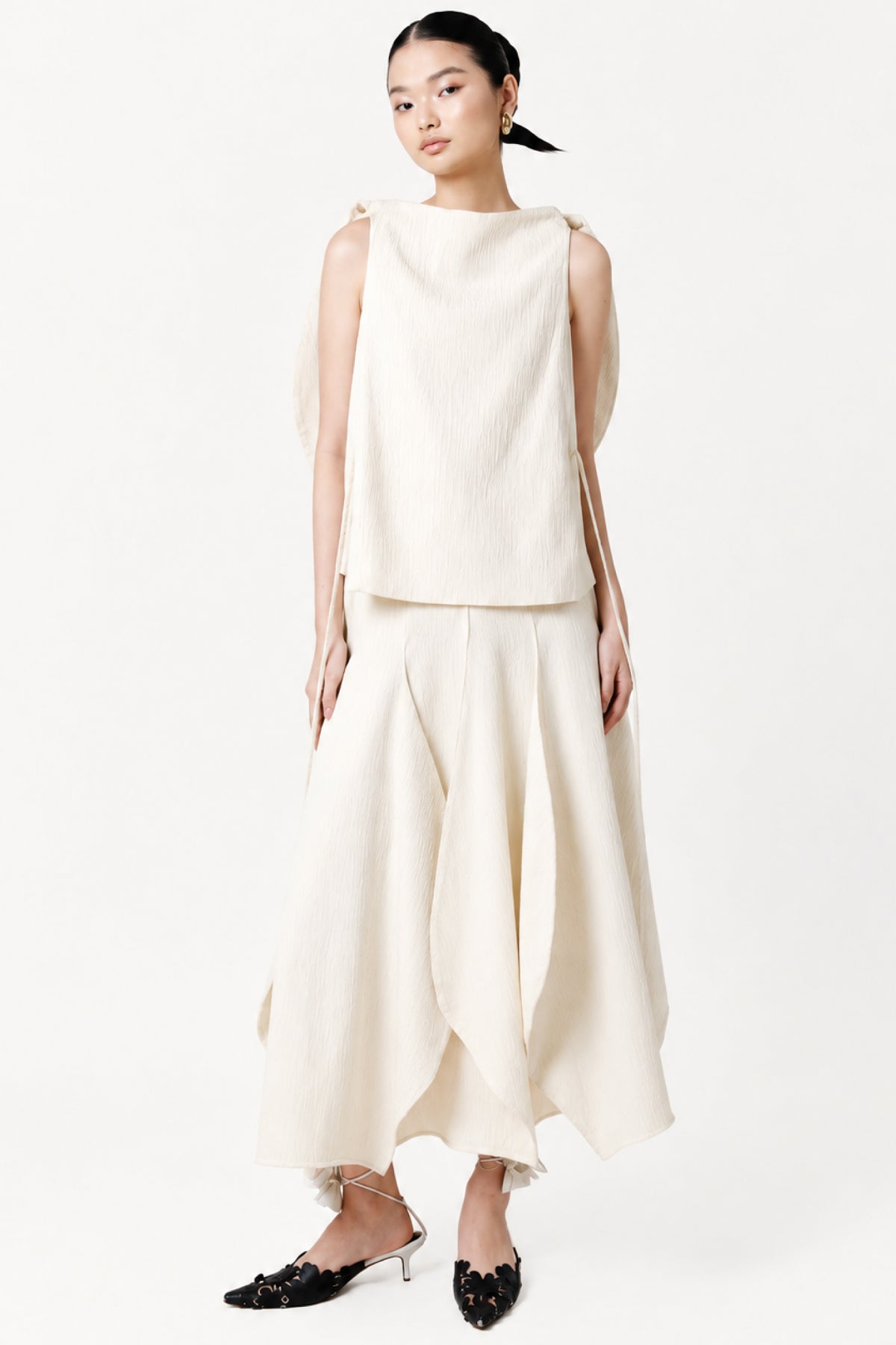Petal Skirt In Cream