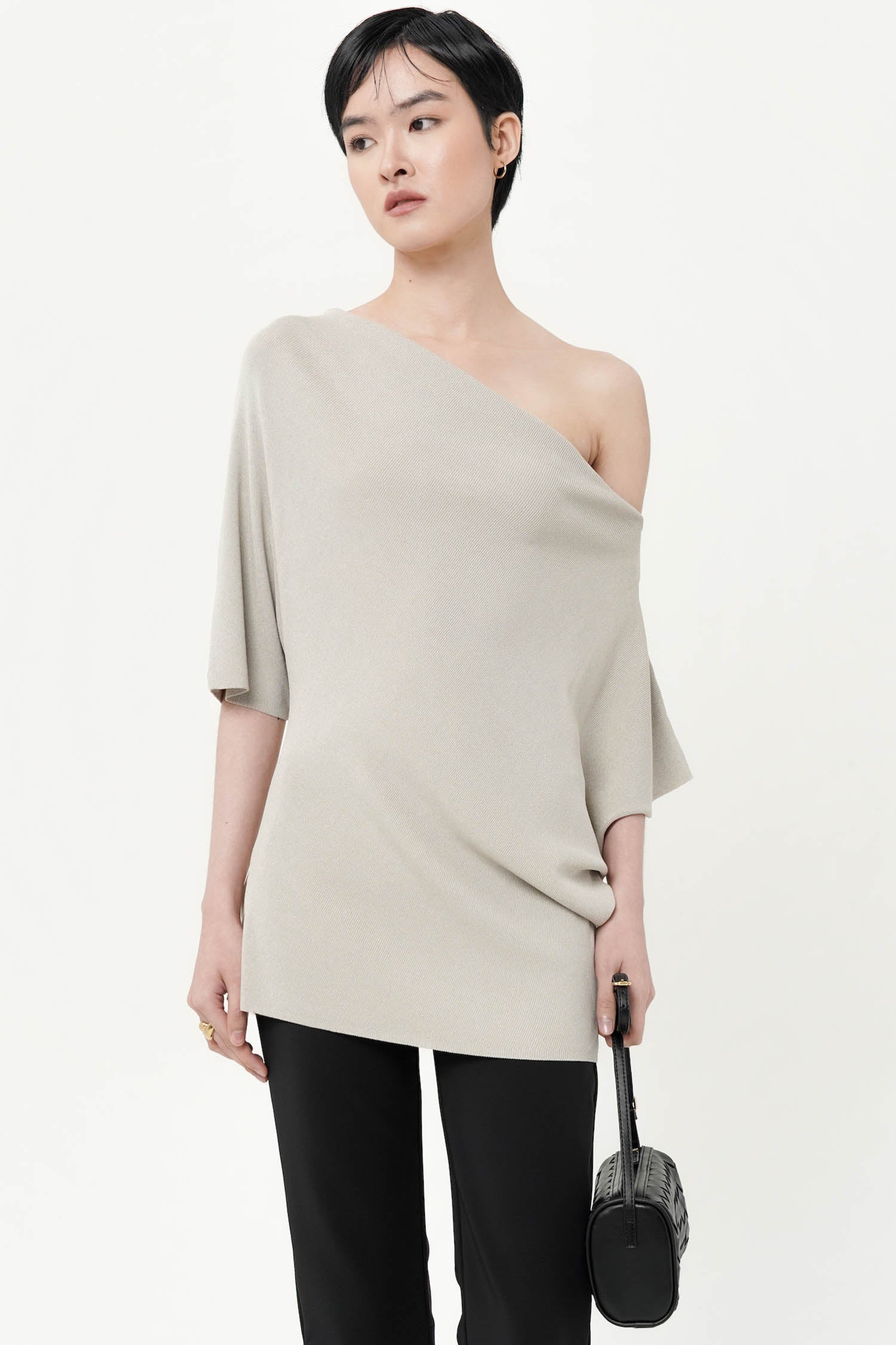 Mondie Top In Light Taupe