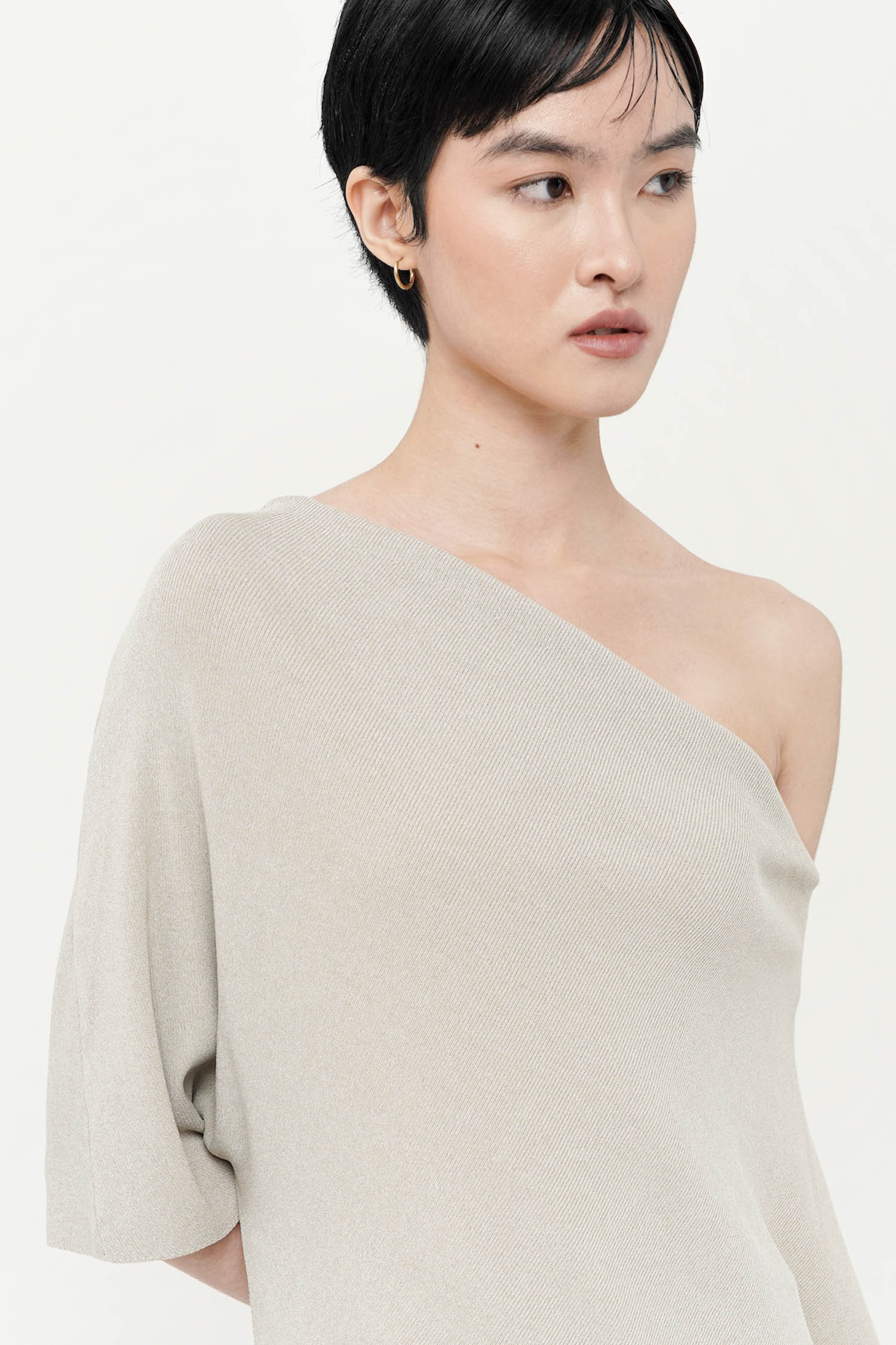 Mondie Top In Light Taupe