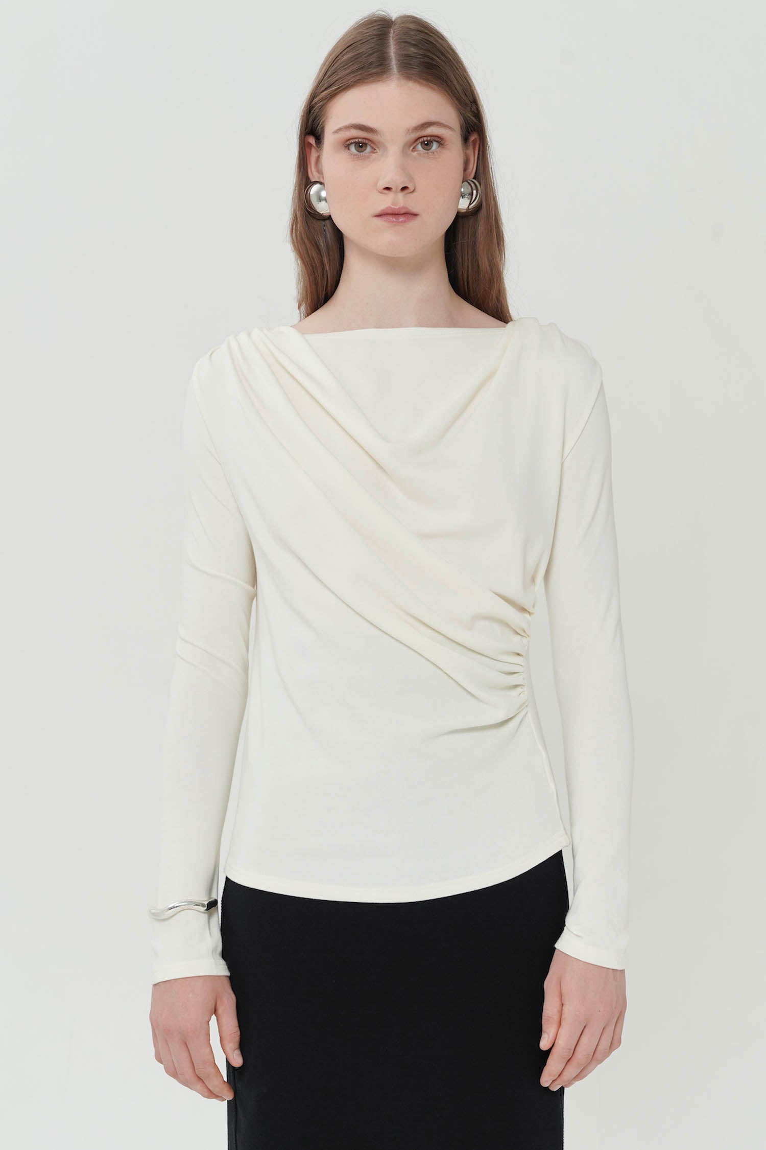 Sunji Top In Broken White (M&L LEFT)