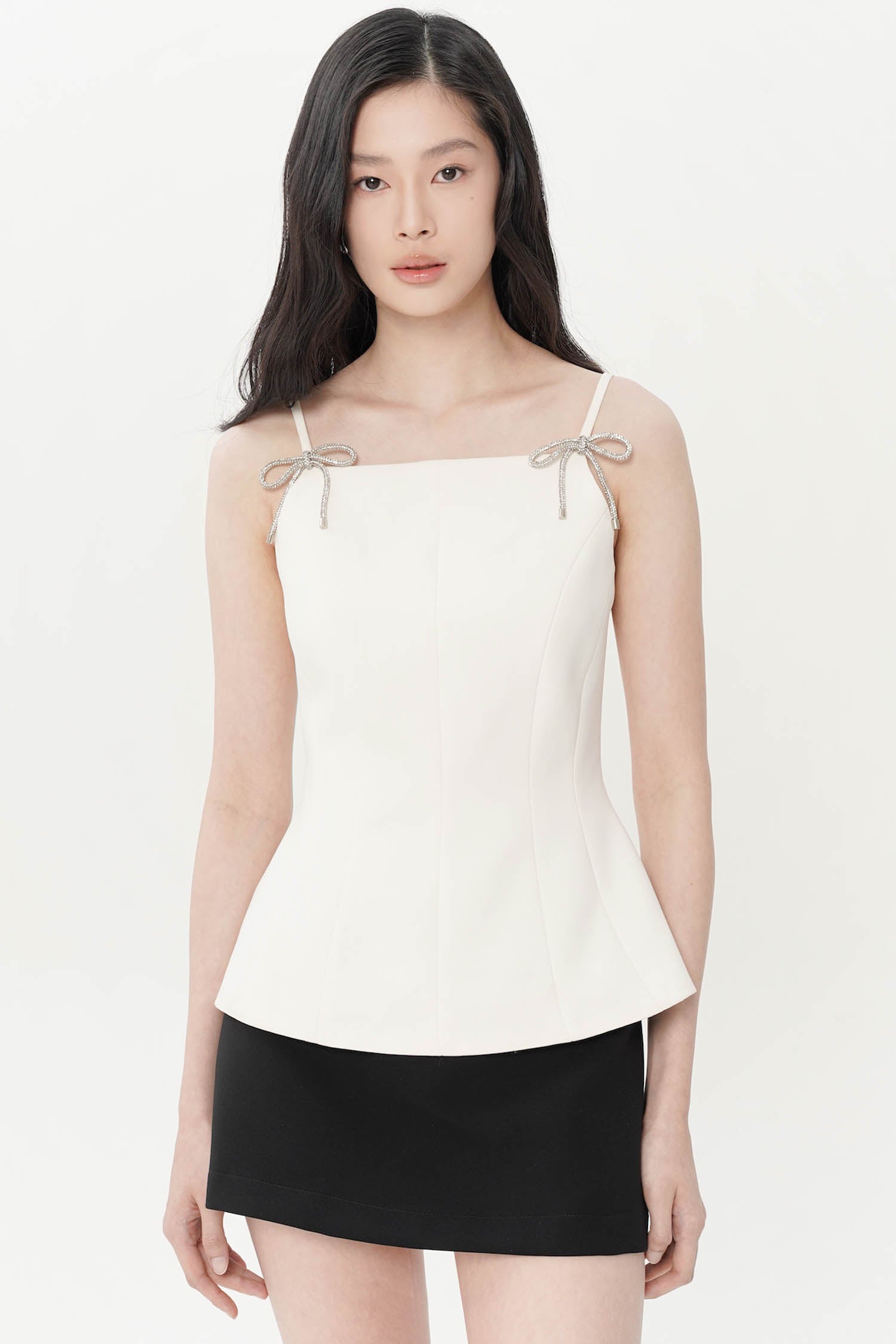 Barret Bow Top In Broken White (LAST PIECES)