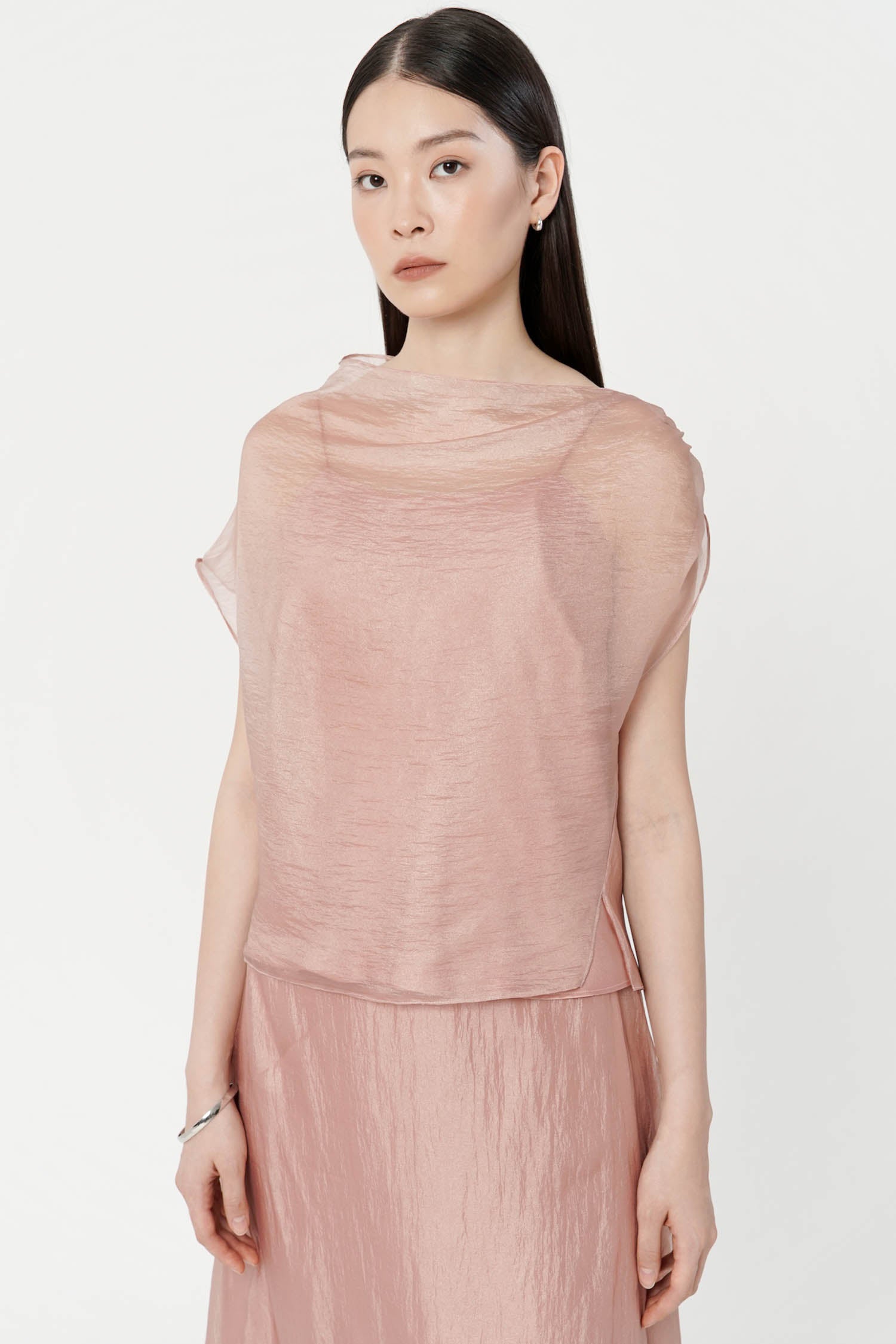 Caelis Two Piece Top In Pink