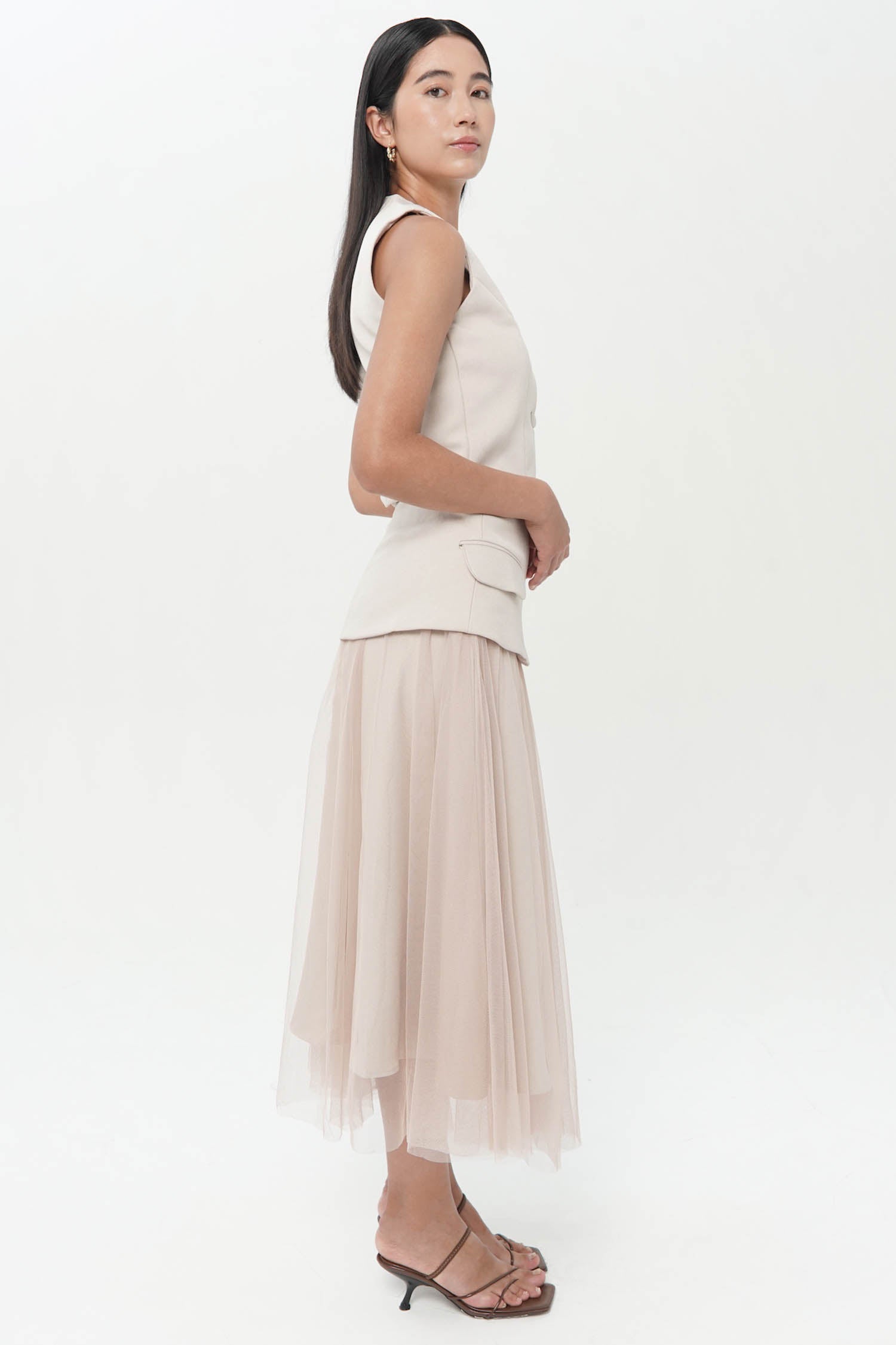 Jiva Skirt In Nude