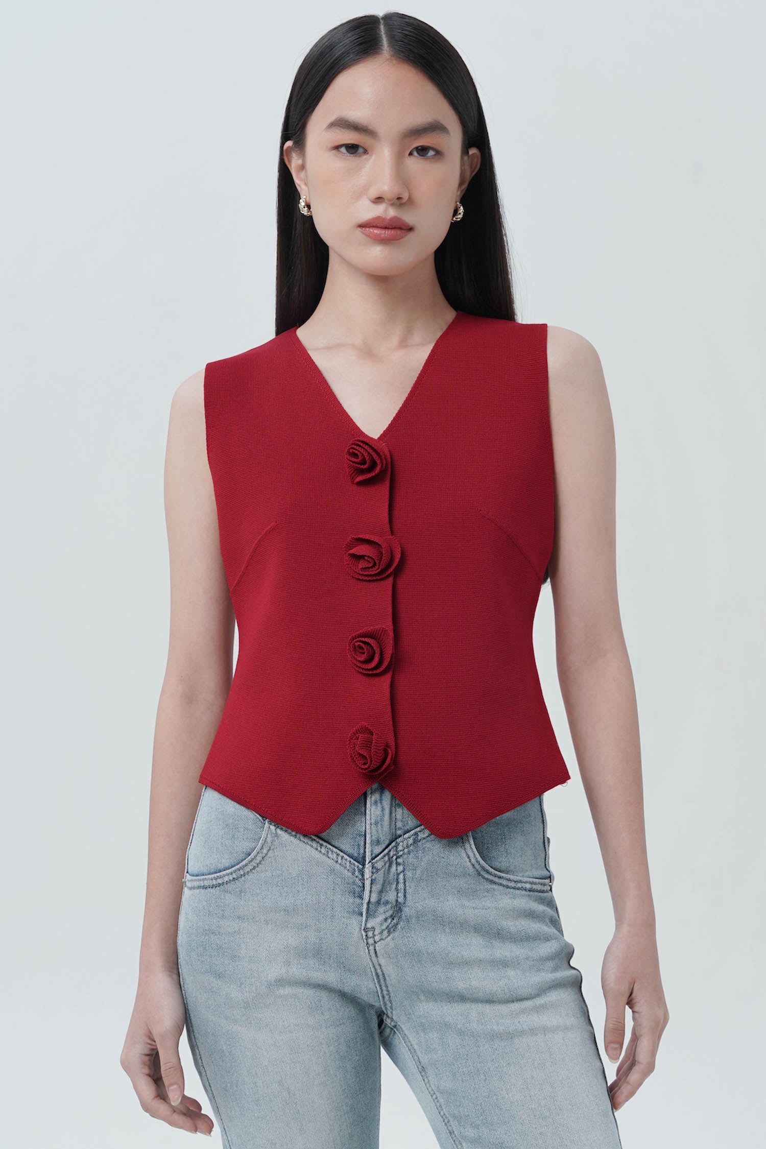 Maike Vest in Maroon (1 LEFT)