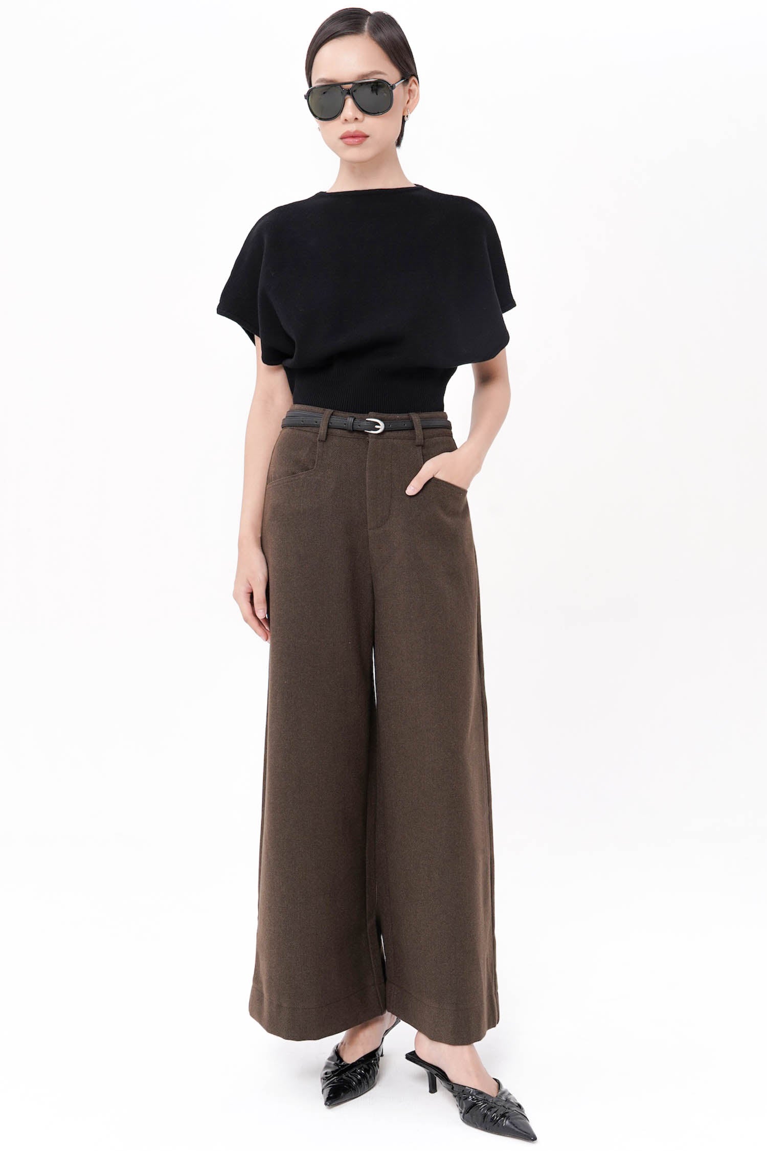 Morgan Trousers In Brown