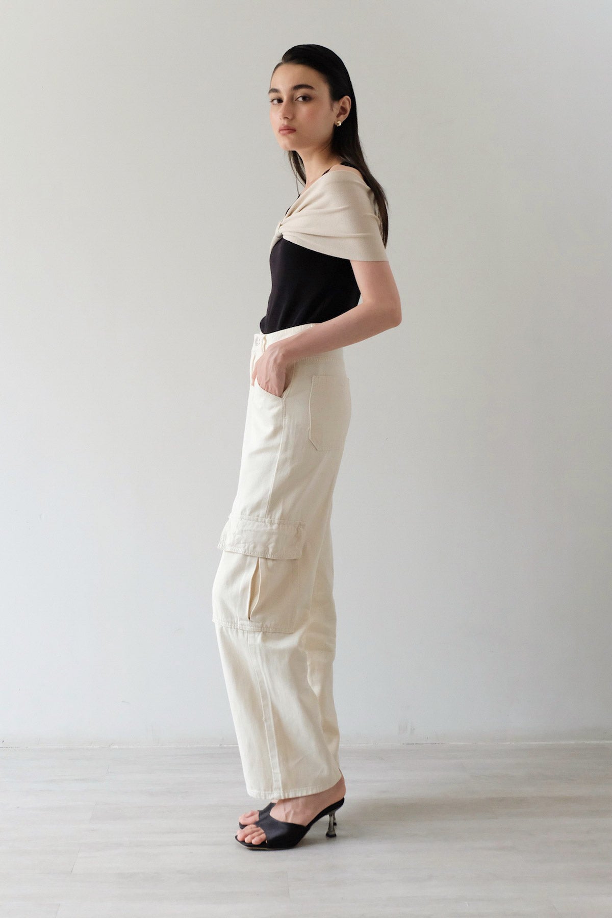 Dommie Pants in Broken White (1 LEFT)