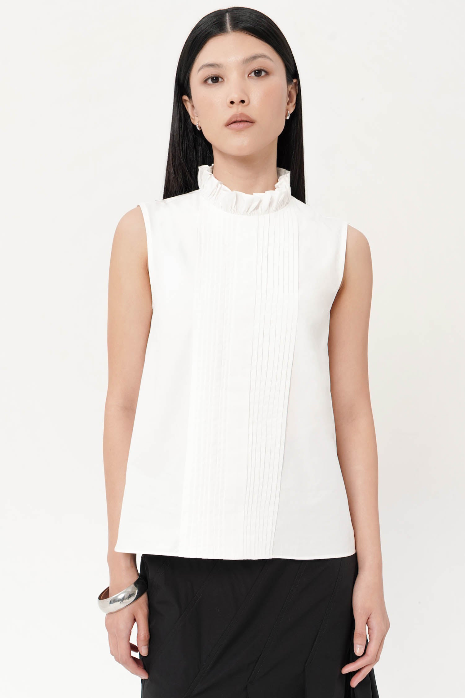 Noma Pintuck Top In White
