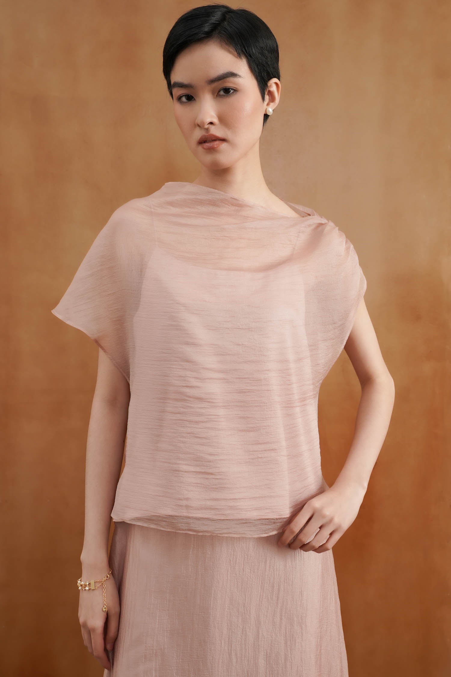 Caelis Two Piece Top In Pink