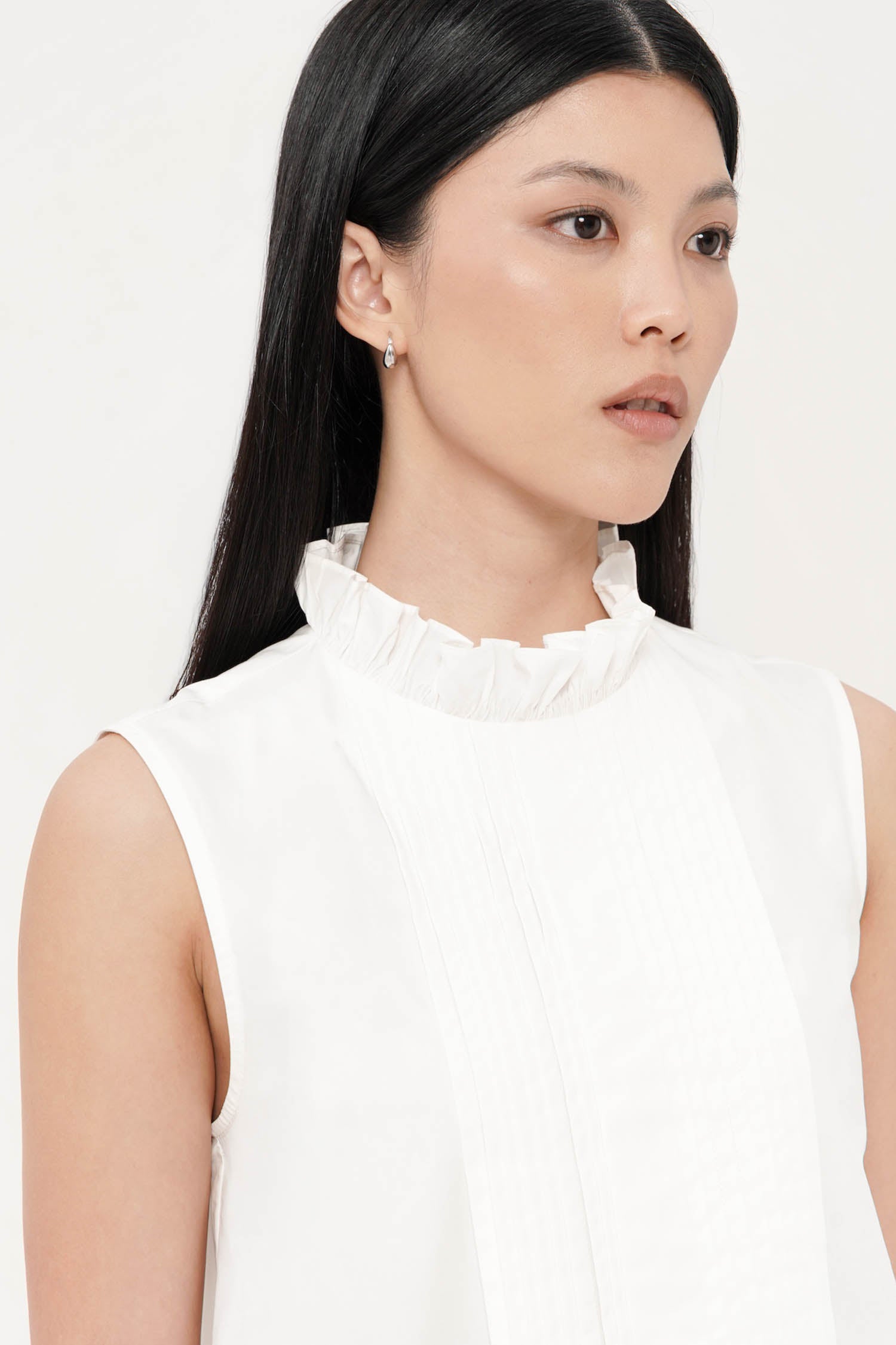 Noma Pintuck Top In White
