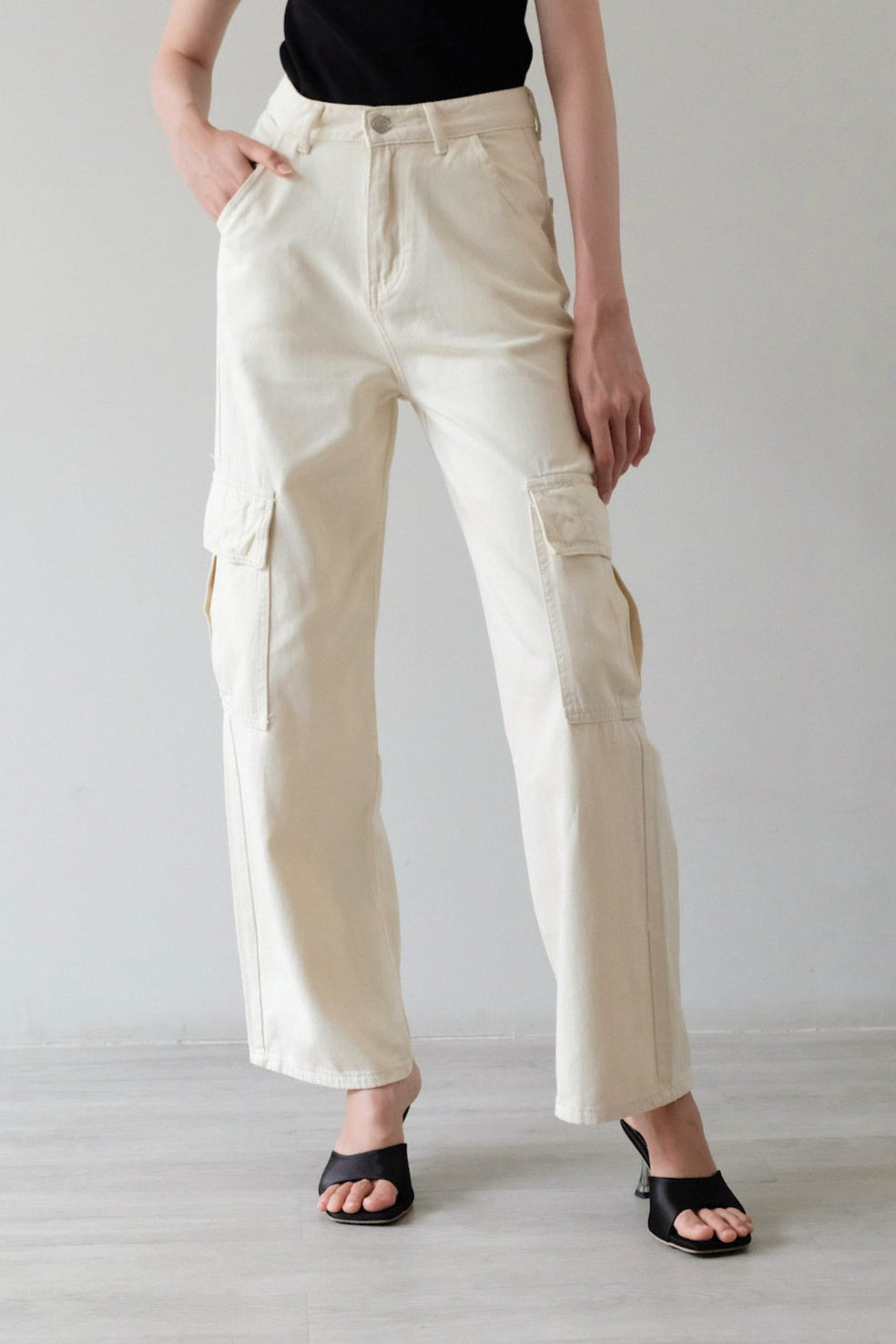 Dommie Pants in Broken White (1 LEFT)