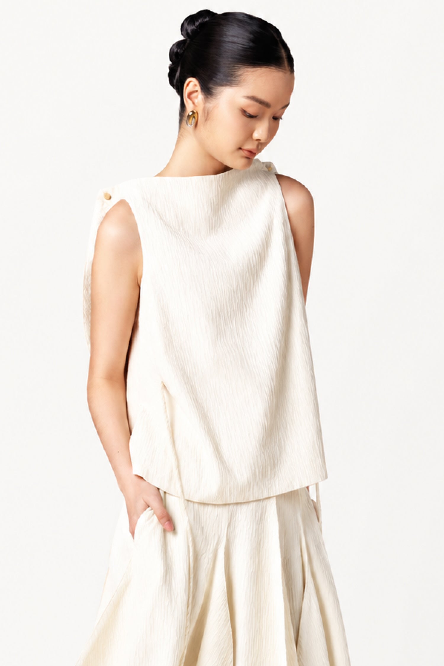 Rae Top in Cream