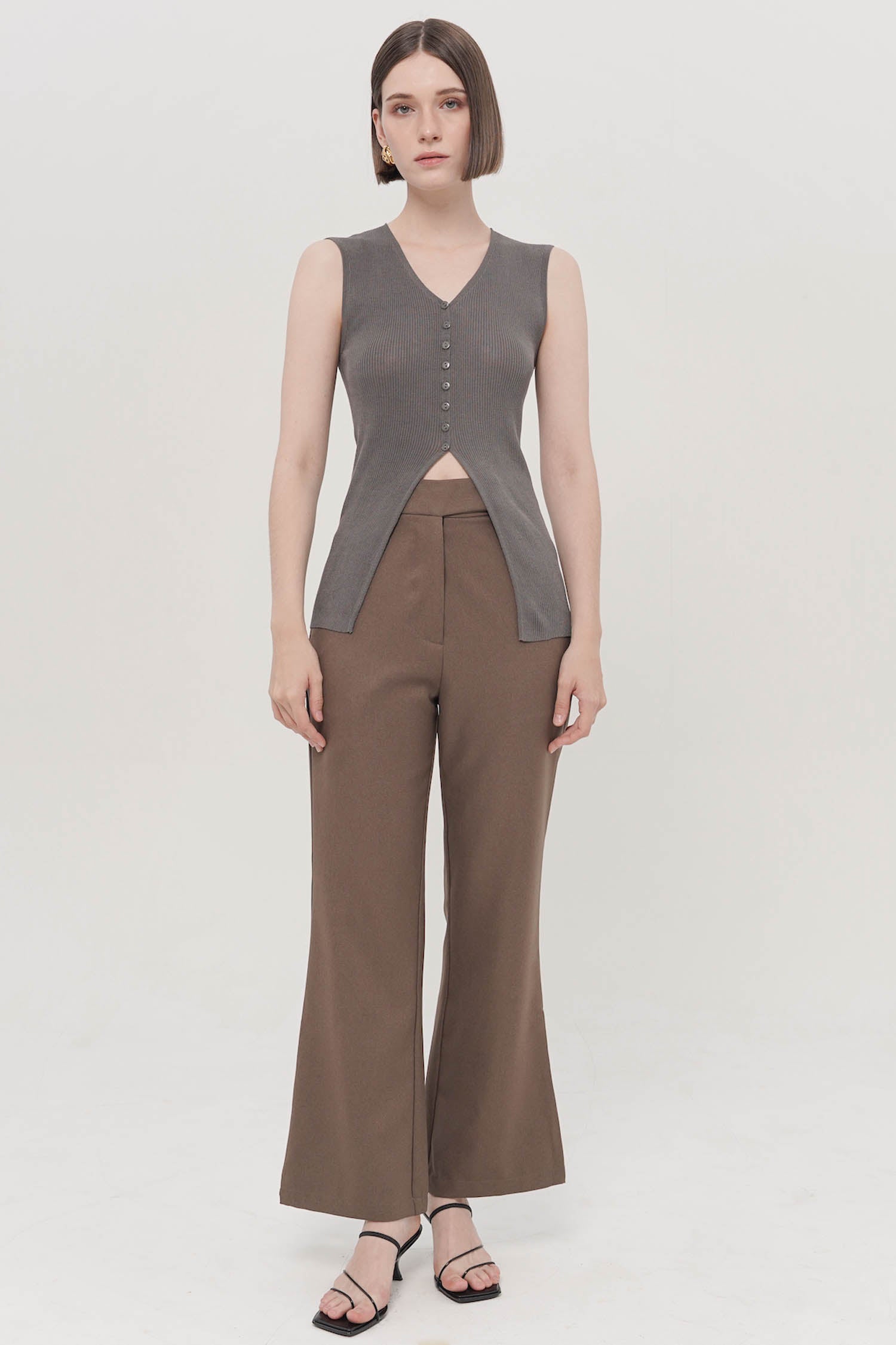 Vusen Top in Grey