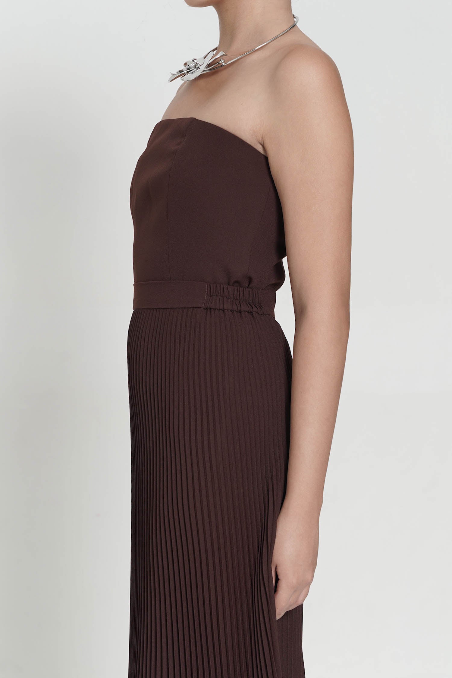 Lyman Tube Top In Brown