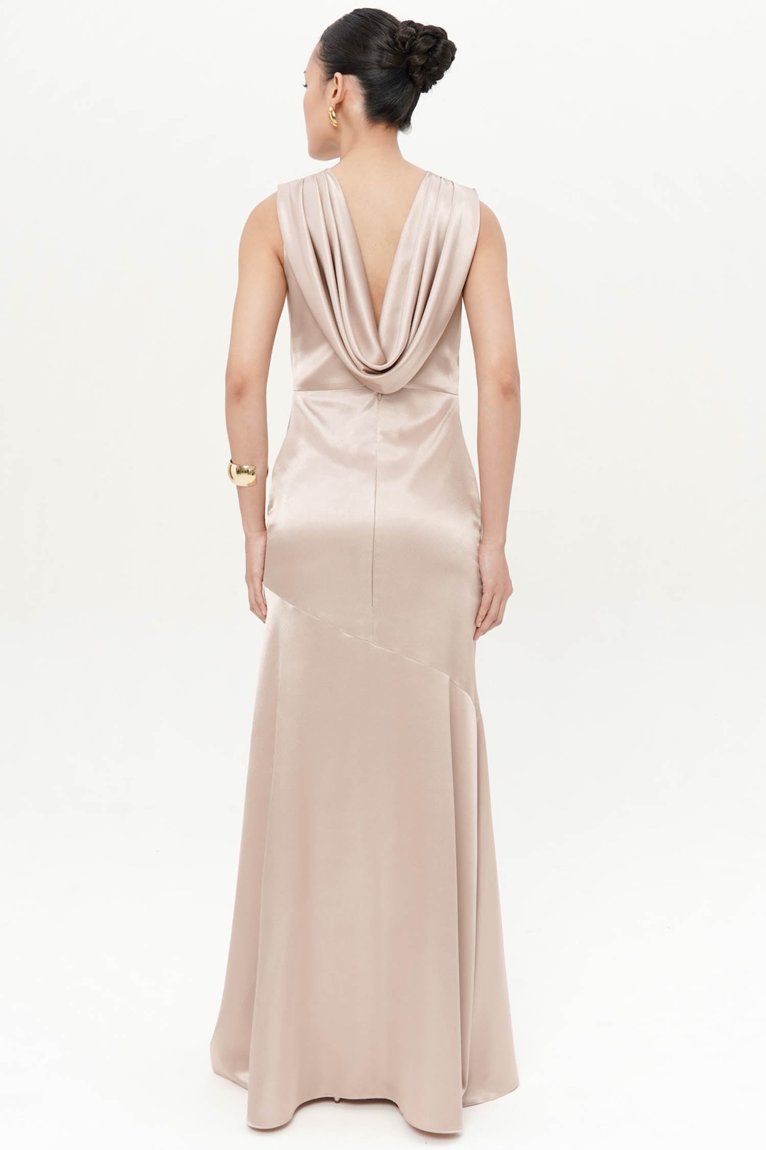 Kalyra Maxi Dress In Champagne