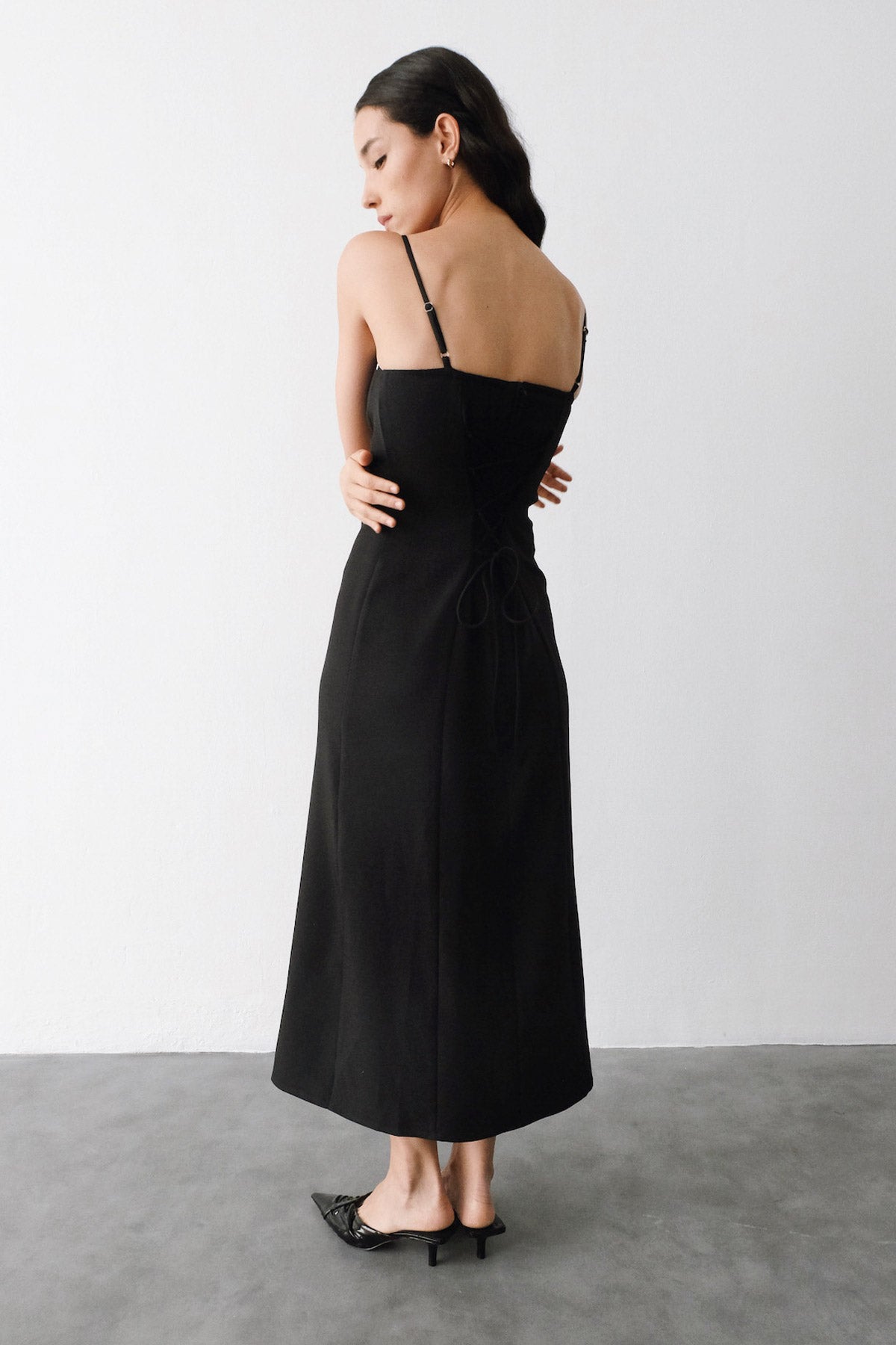 Mathieu Scalloped Maxi Dress (4 LEFT)