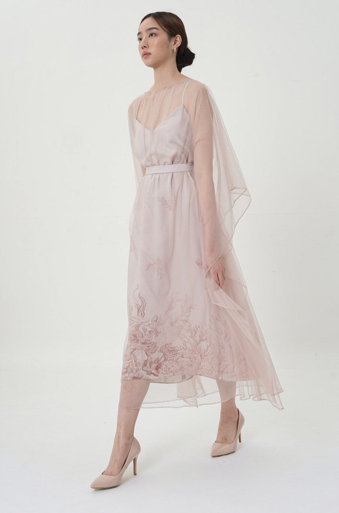 Shantelle Tulle Dress in Pink