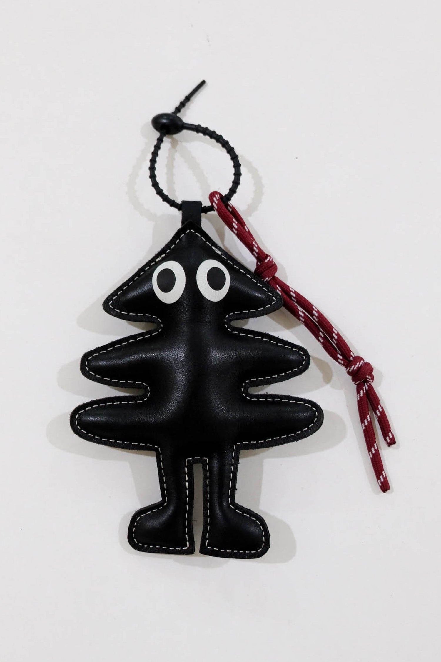 Twiggle Trees Leather Charm In Black
