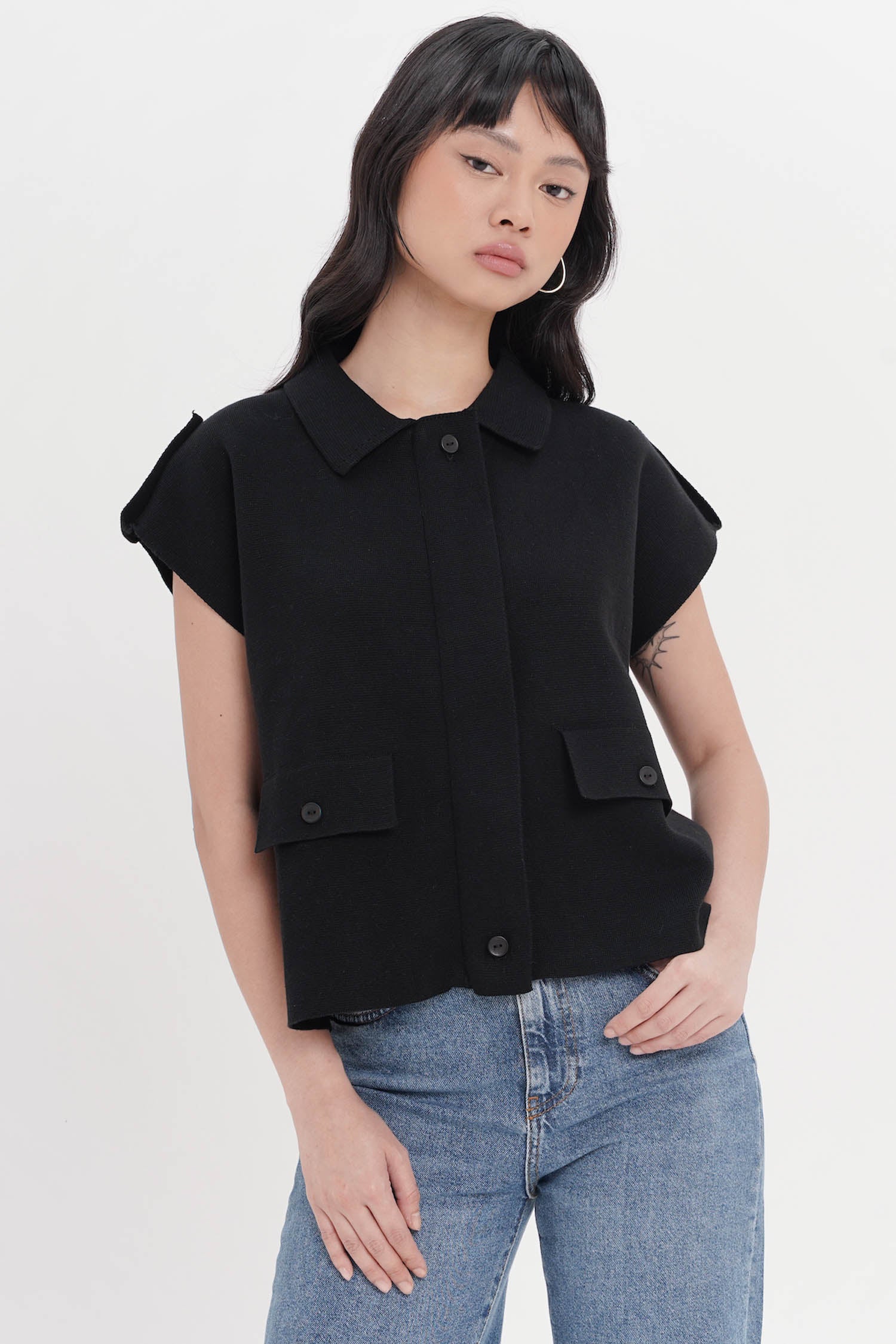 Fore Top In Black