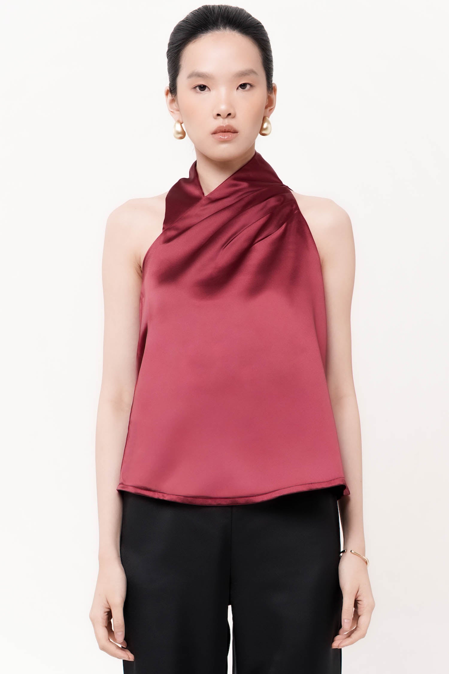 Eugene Top in Maroon
