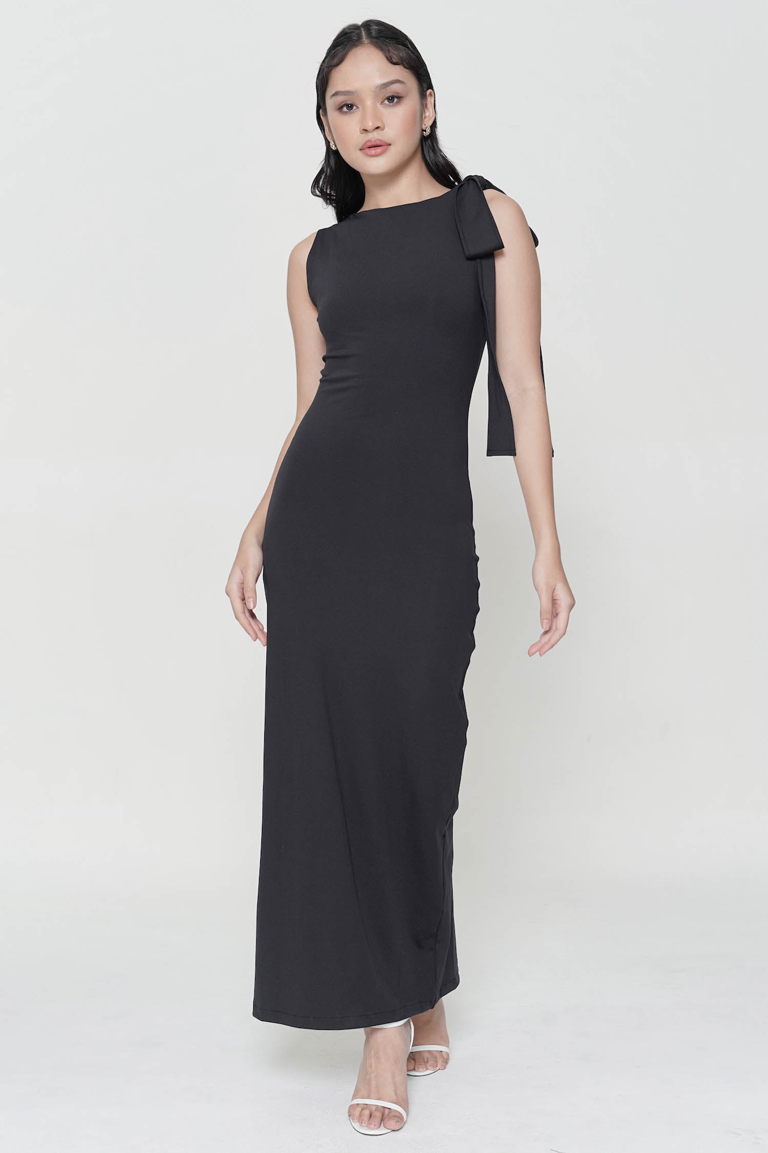 Eloise Sculpt Dress In Black