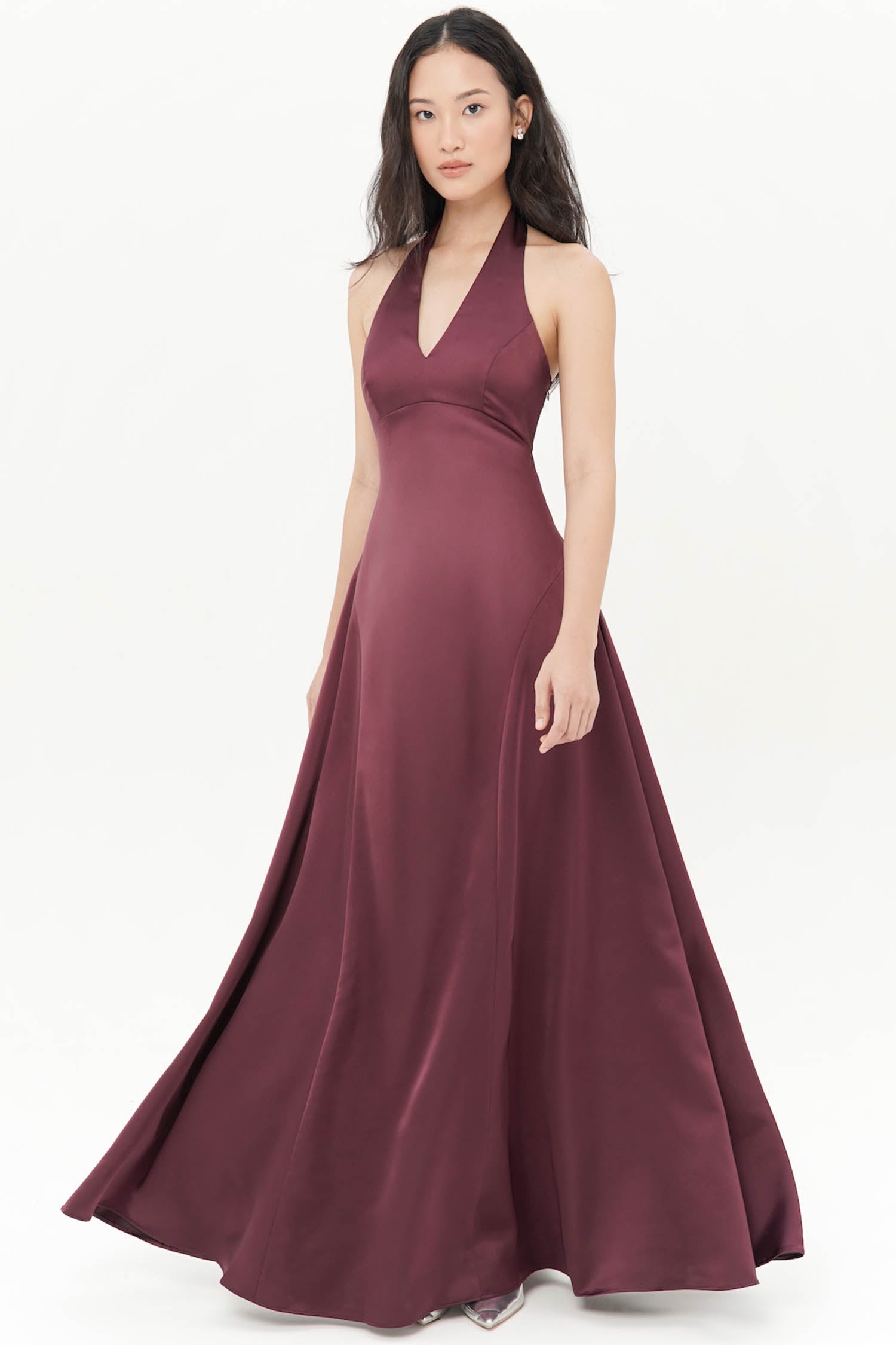 Auralis Maxi Dress In Plum