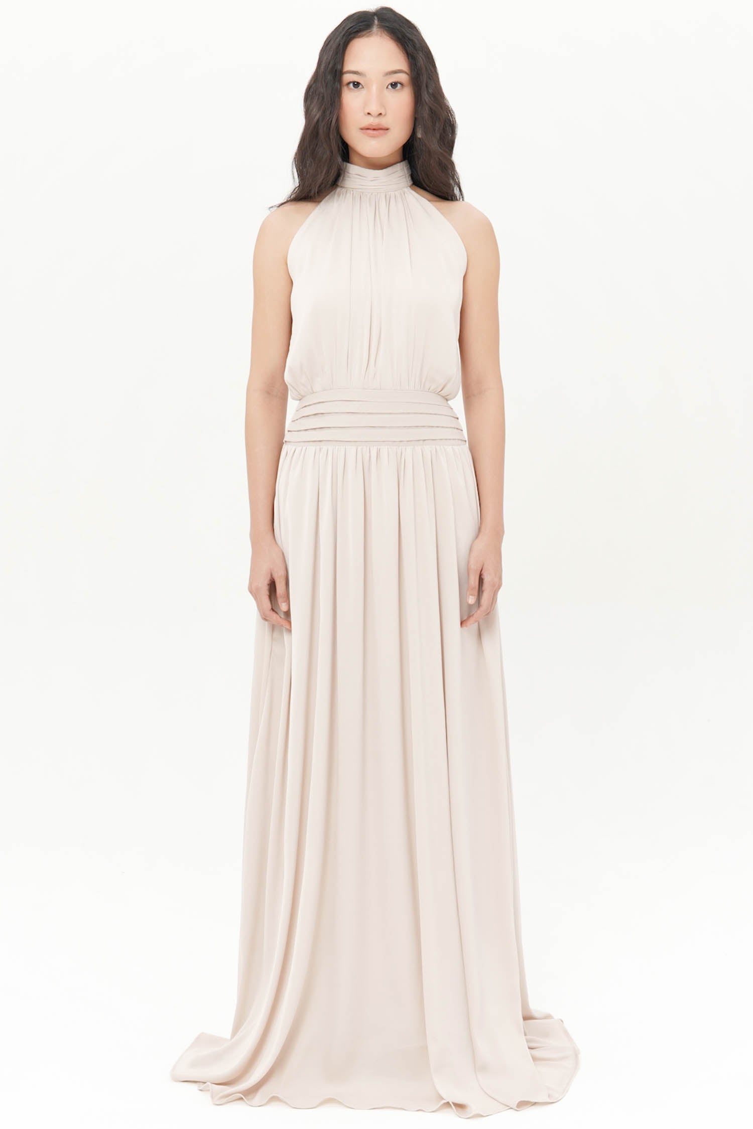 Audrey Maxi Dress in Soft Pink