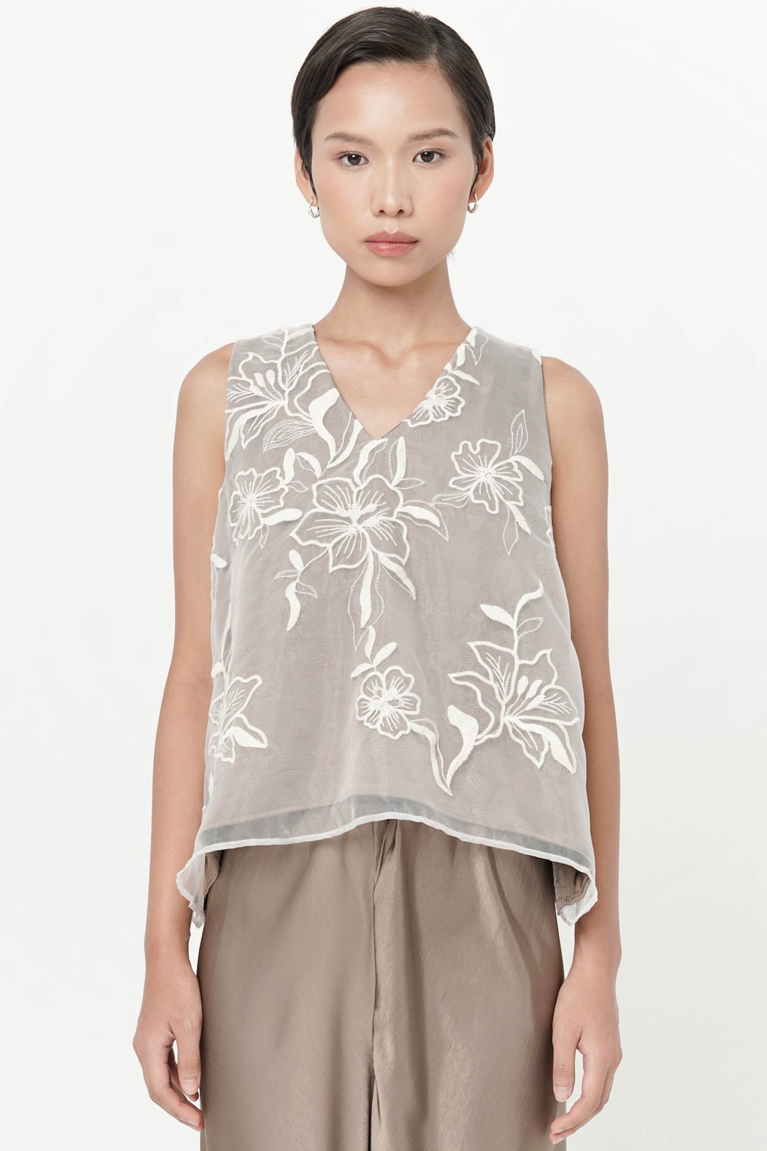 Sandra Ash Brown Top
