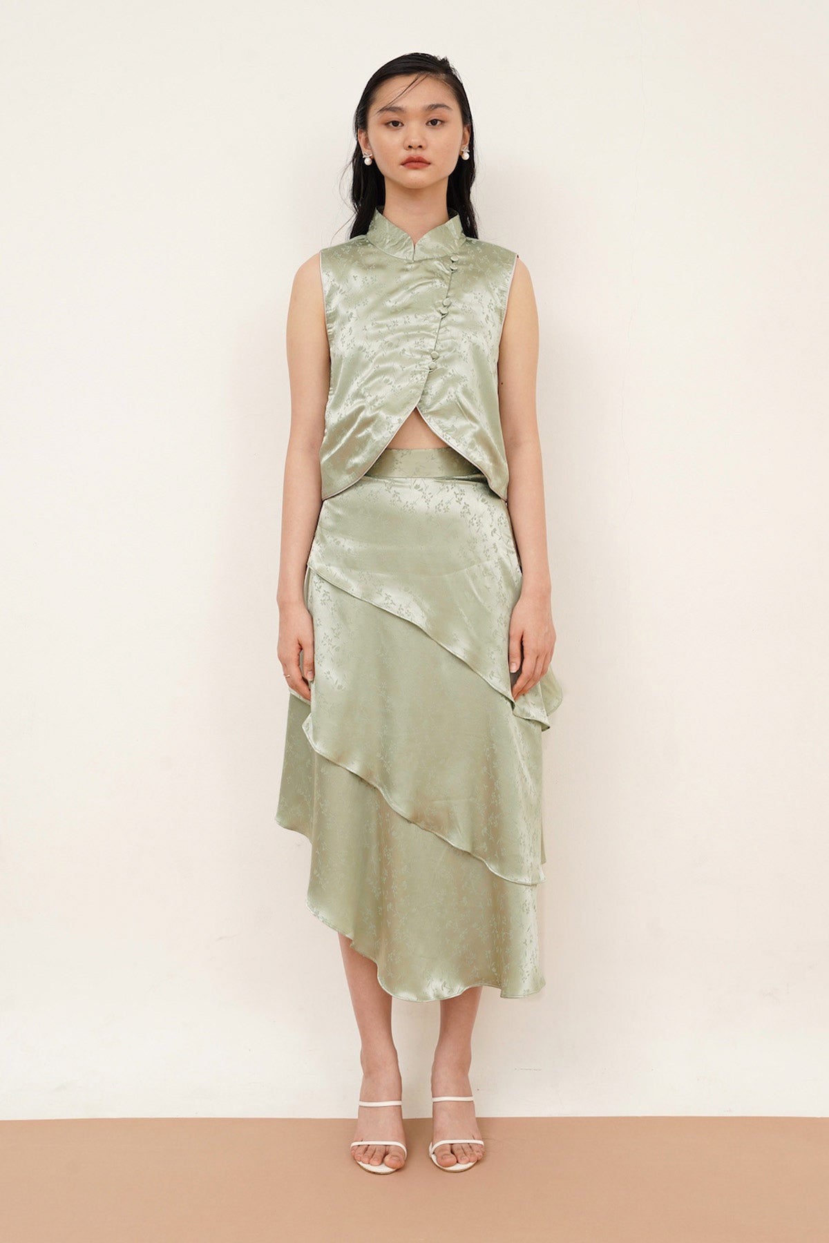 Peony Skirt In Sage