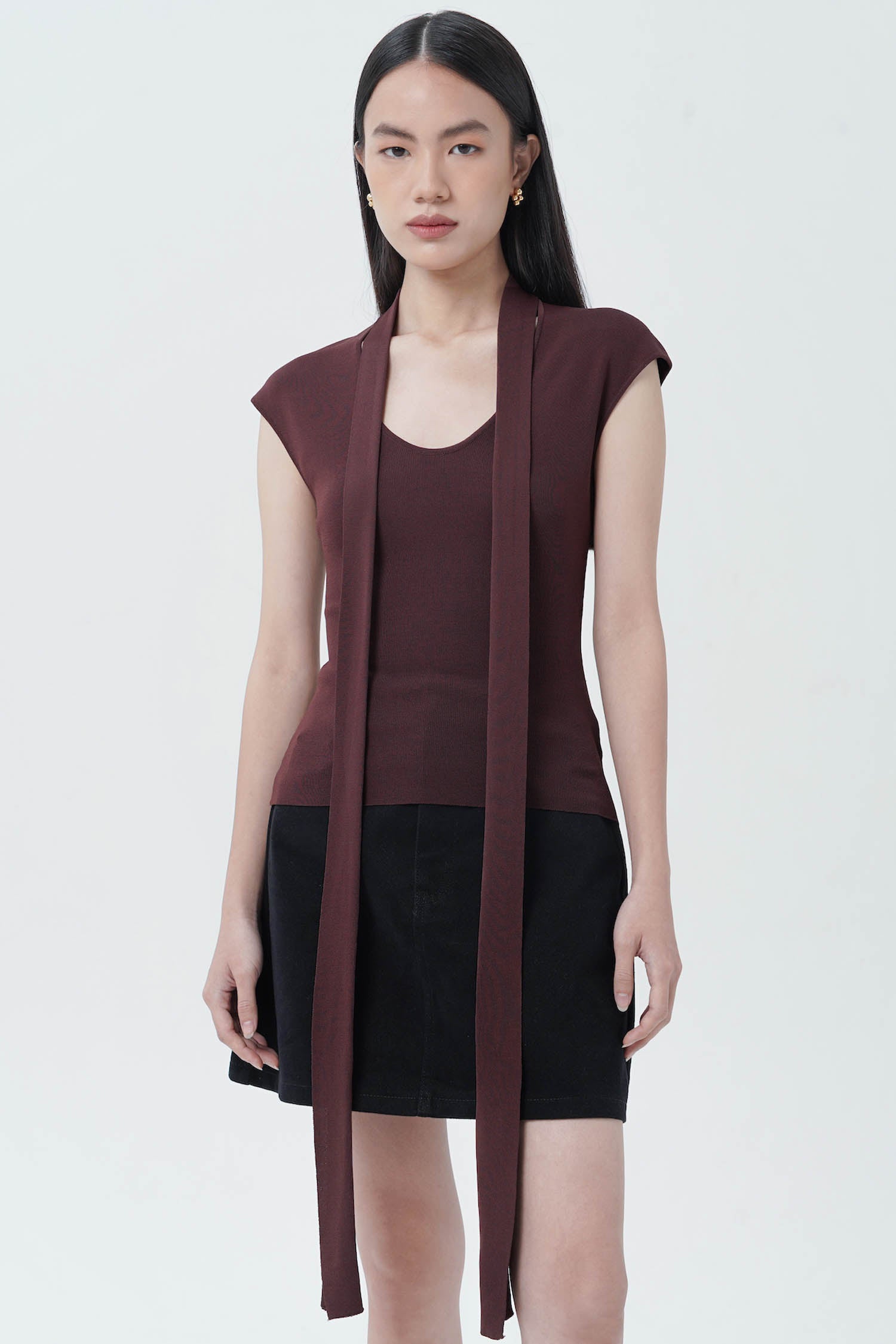 Arata Top In Brown (1 LEFT)