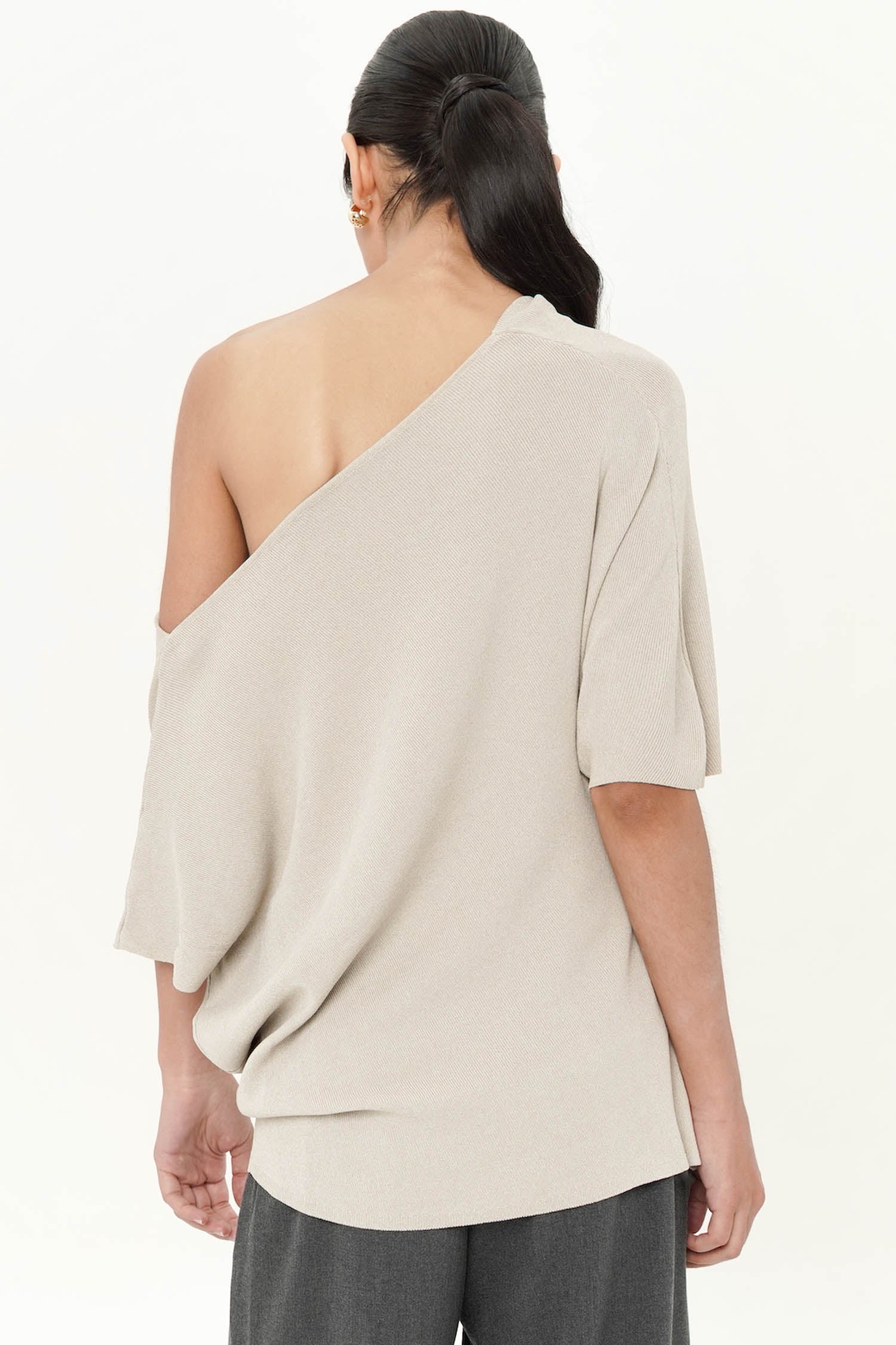 Mondie Top In Light Taupe