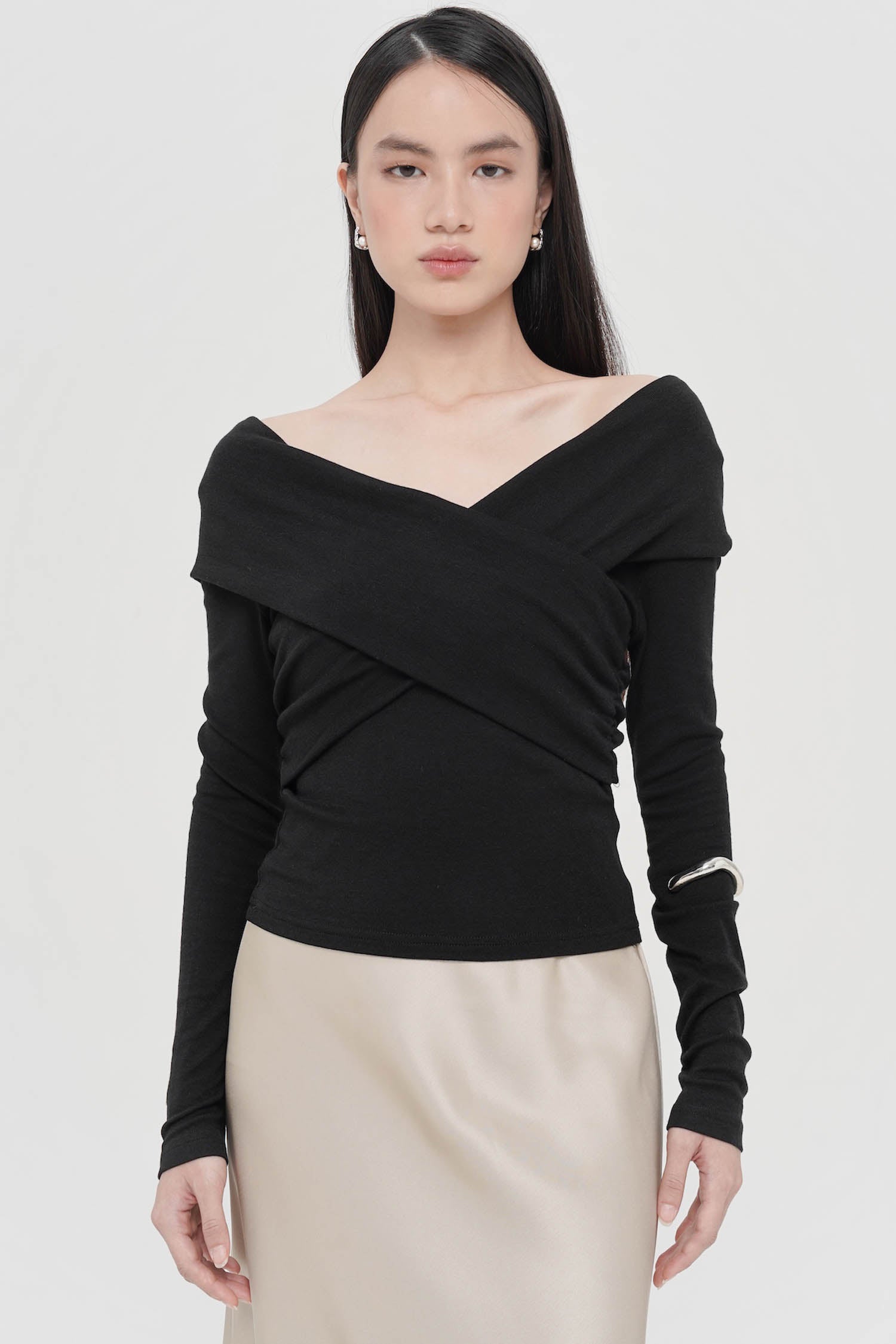 Moen Criss Cross Top In Black