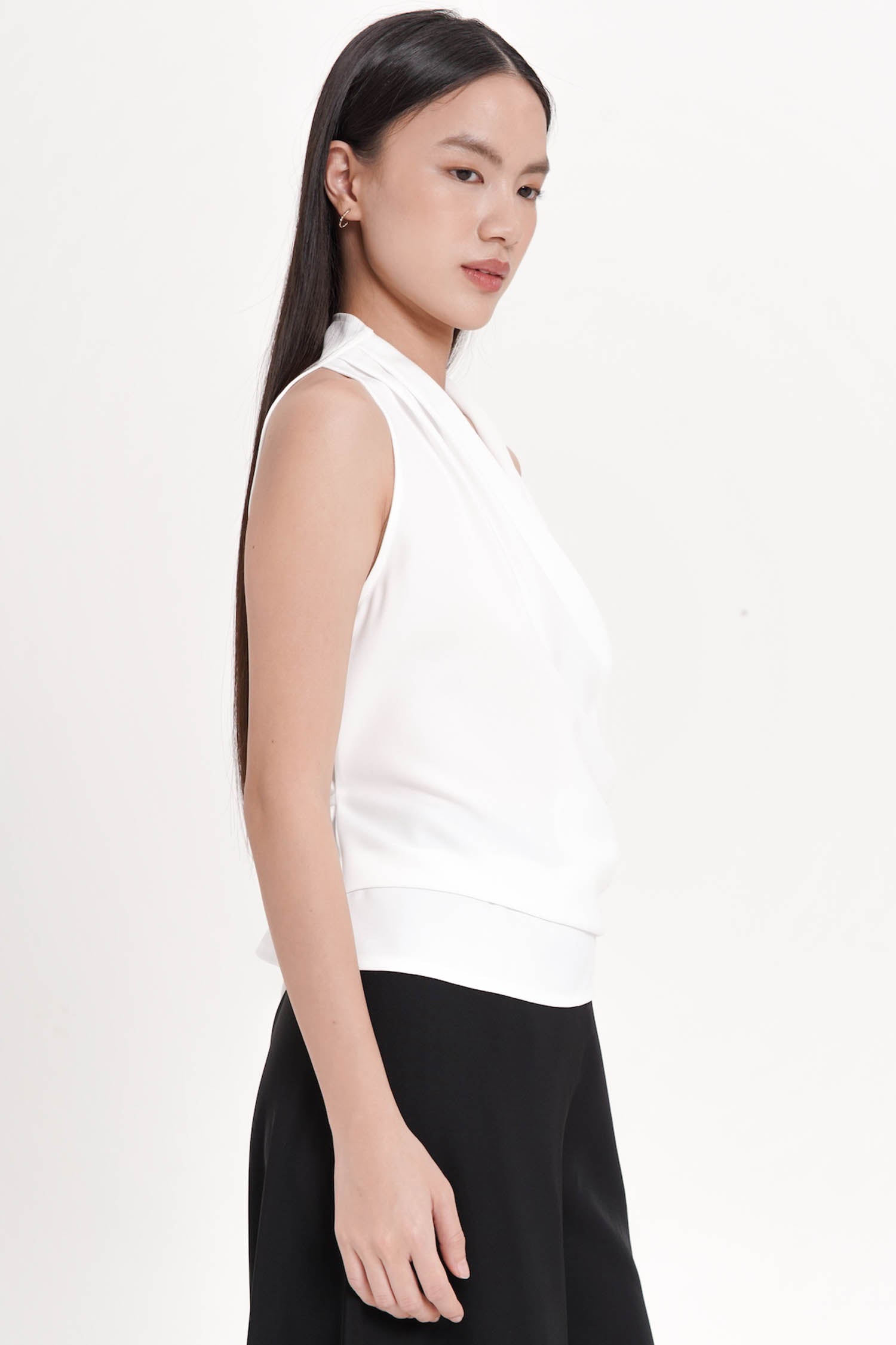 Pine Wrap Top In Broken White