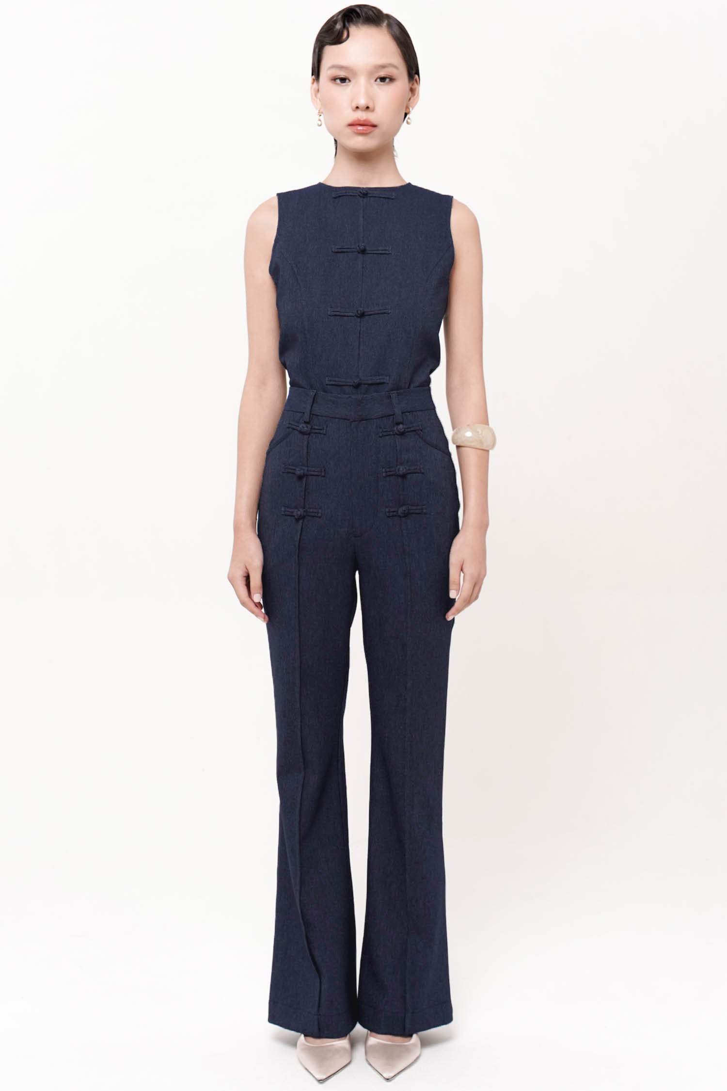 Jiang Straight Pants In Denim