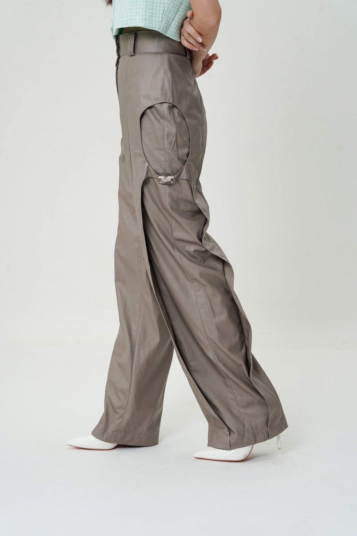 Buckley Pants In Taupe Grey