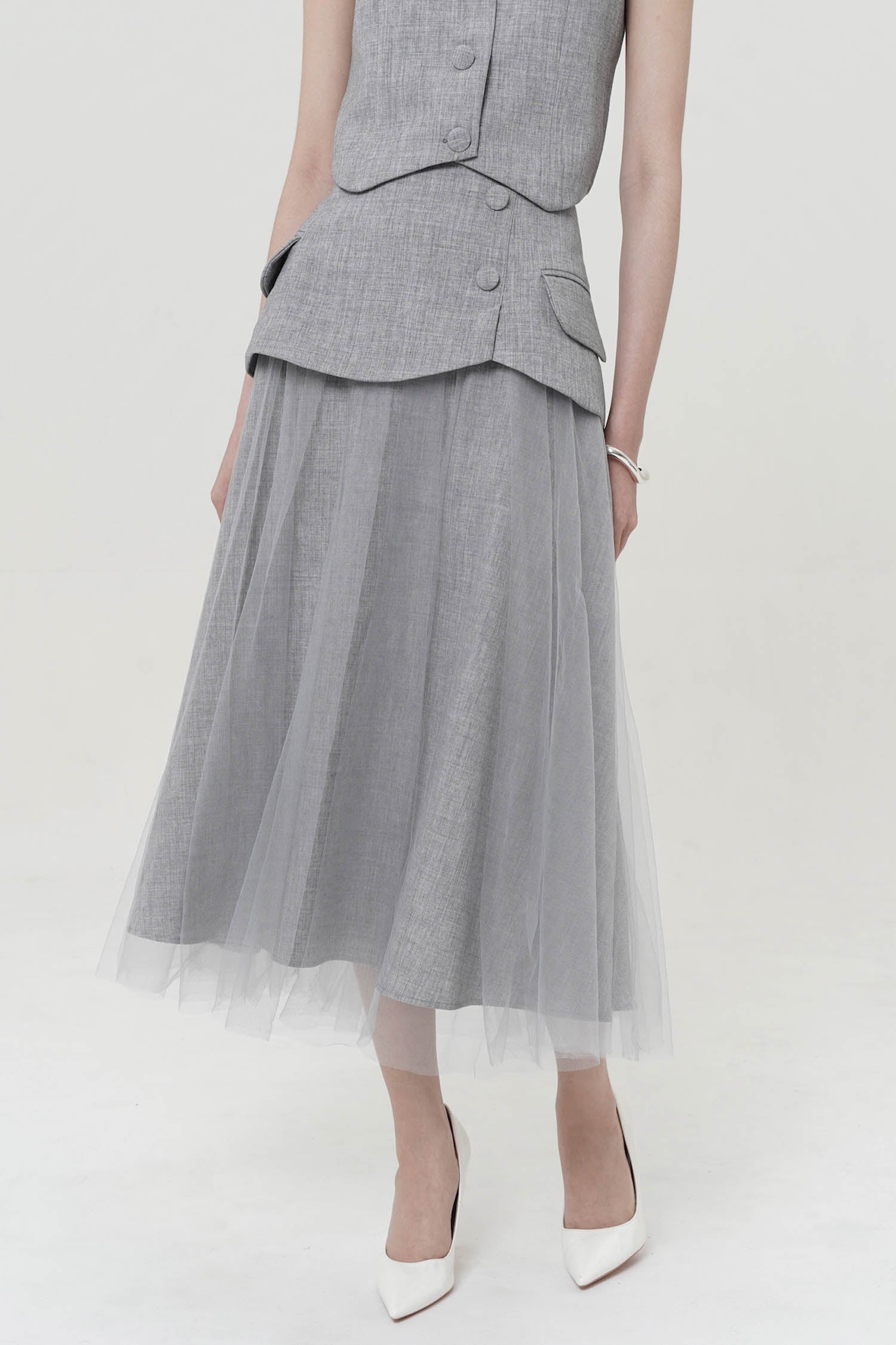 Jiva Skirt In Grey