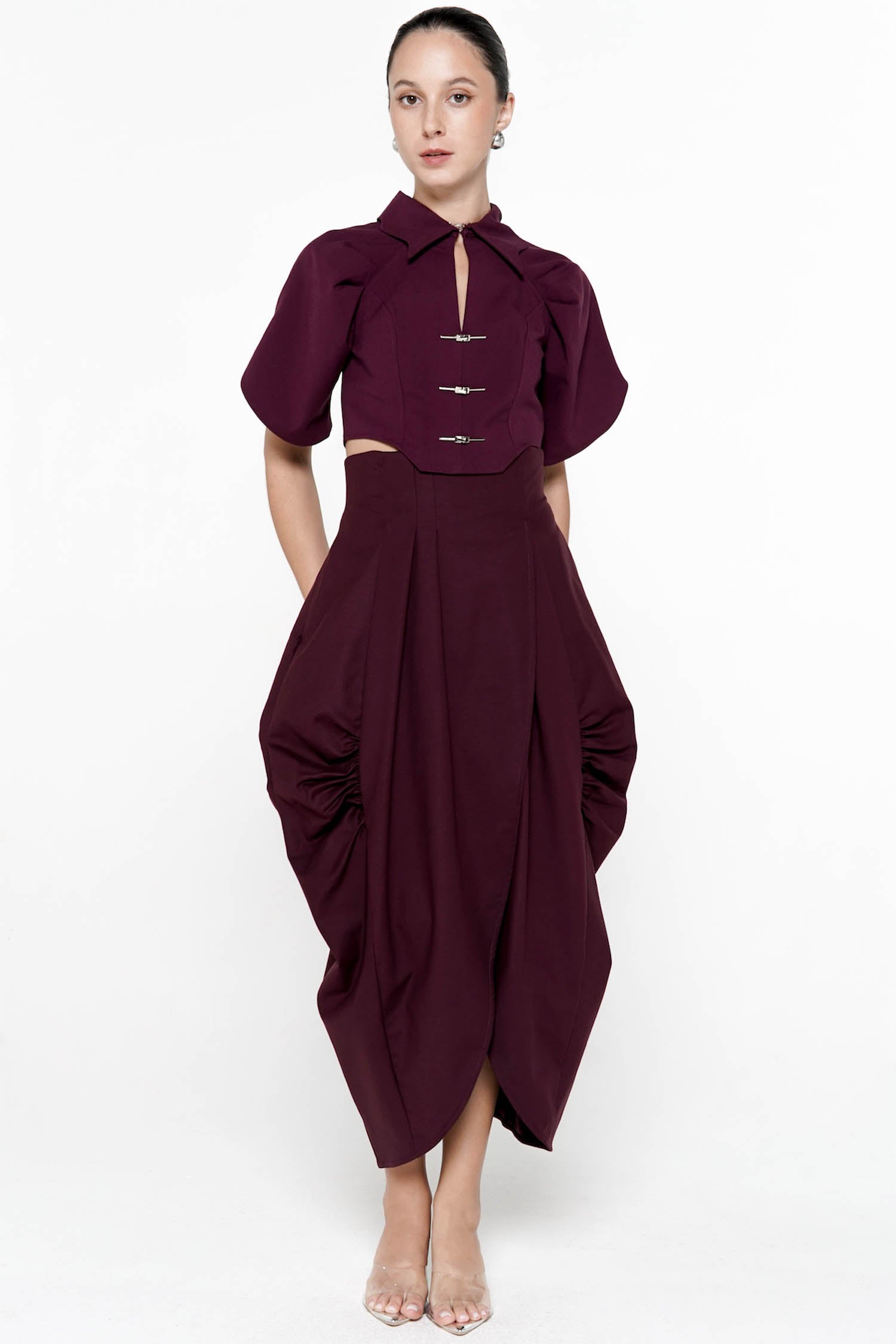 Leona Skirt in Wine