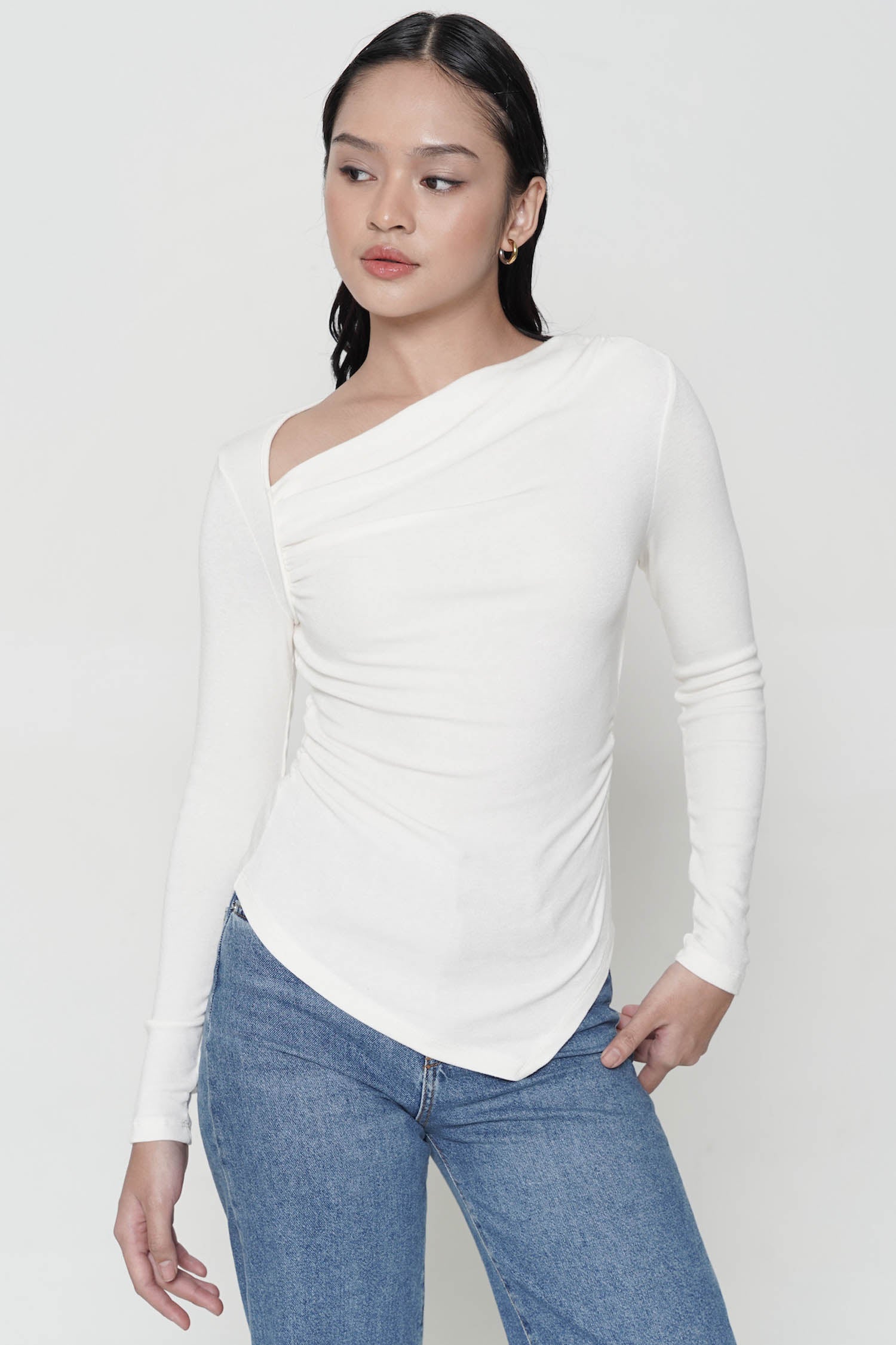 Tanner Top In Broken White