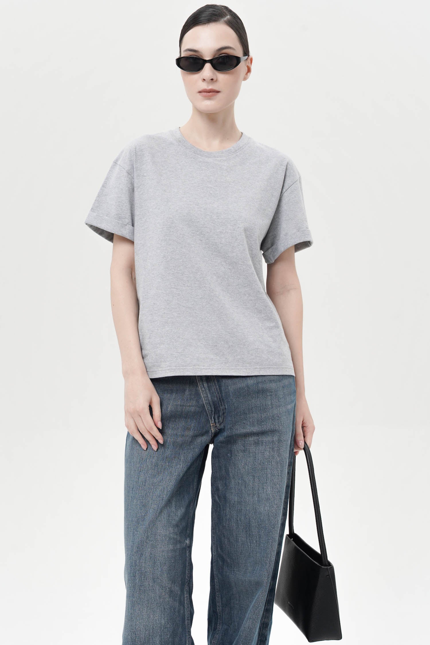 Keegan Boxy T-Shirt In Grey