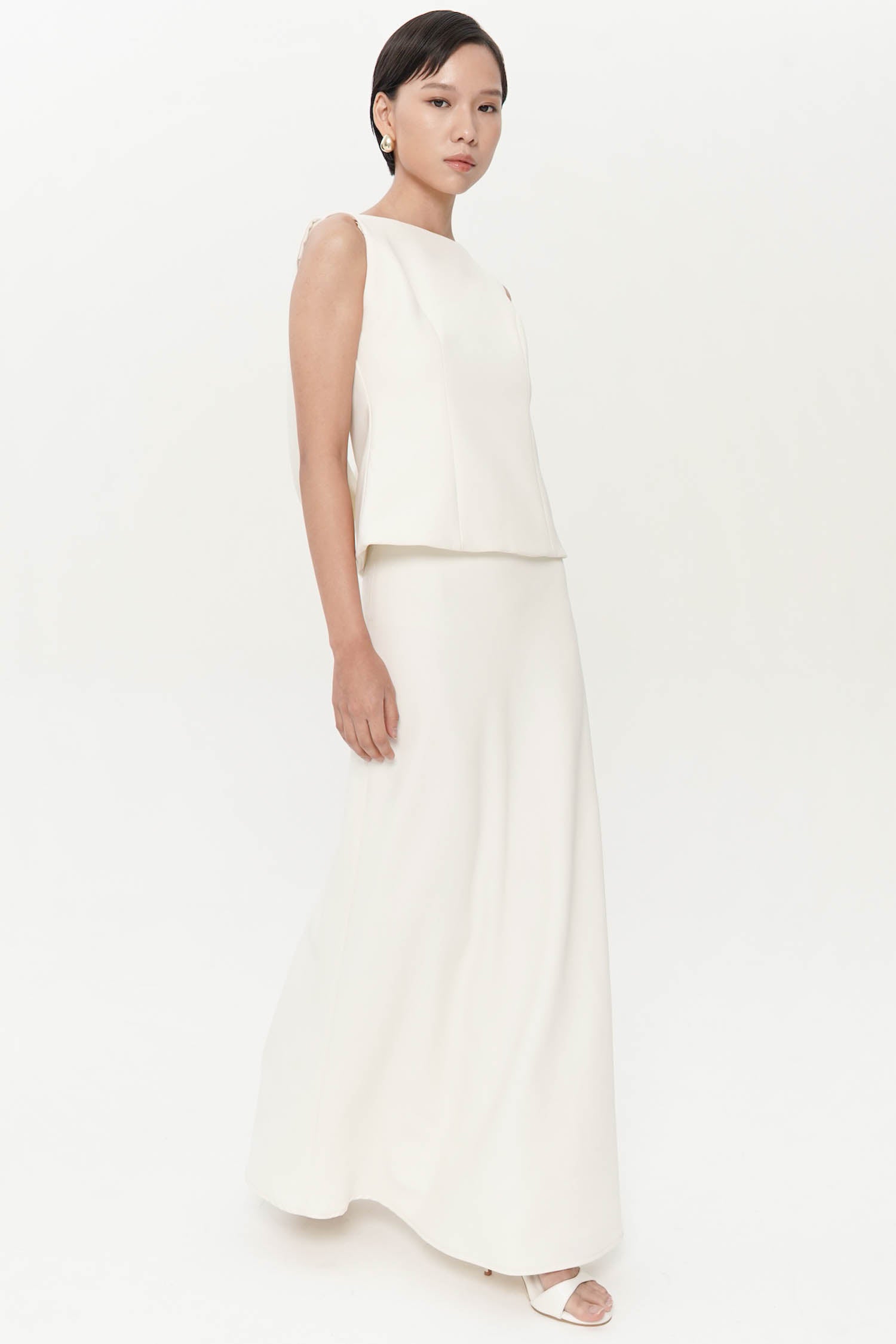 Efate Top In Broken White